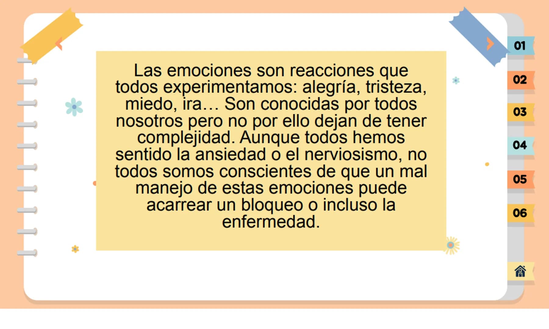 TRANSVERSALIDAD.
CREA UNA PRESENTACIÓN DE POWERPOINT SOBRE
EMOCIONES Y SENTIMIENTOS QUE VIVES A DIARIO, INSERTA
IMÁGENES ALUSIVAS AL TEMA:
L