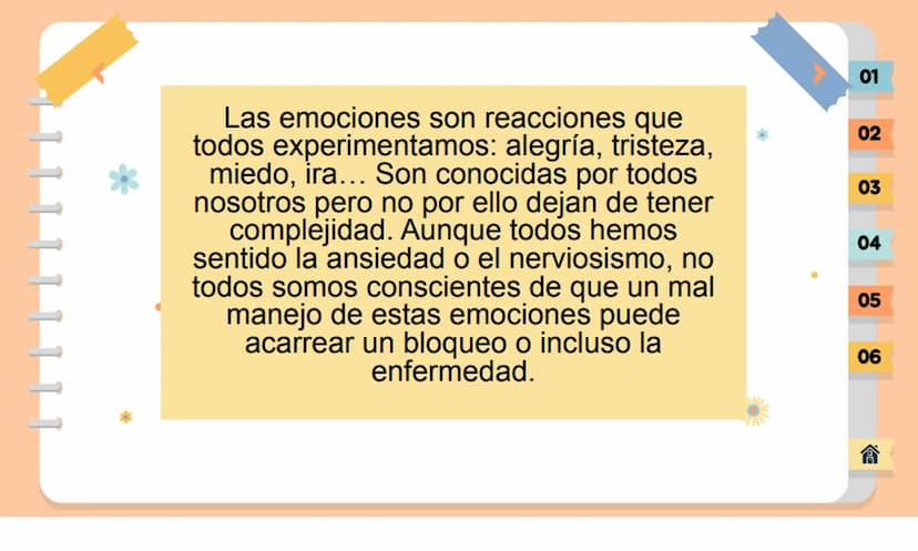 TRANSVERSALIDAD.
CREA UNA PRESENTACIÓN DE POWERPOINT SOBRE
EMOCIONES Y SENTIMIENTOS QUE VIVES A DIARIO, INSERTA
IMÁGENES ALUSIVAS AL TEMA:
L