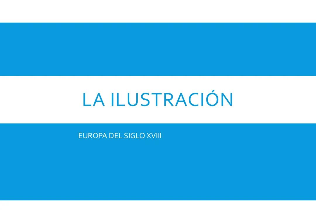 La Ilustración Europea del Siglo XVIII: Ciencia, Educación e Inventos