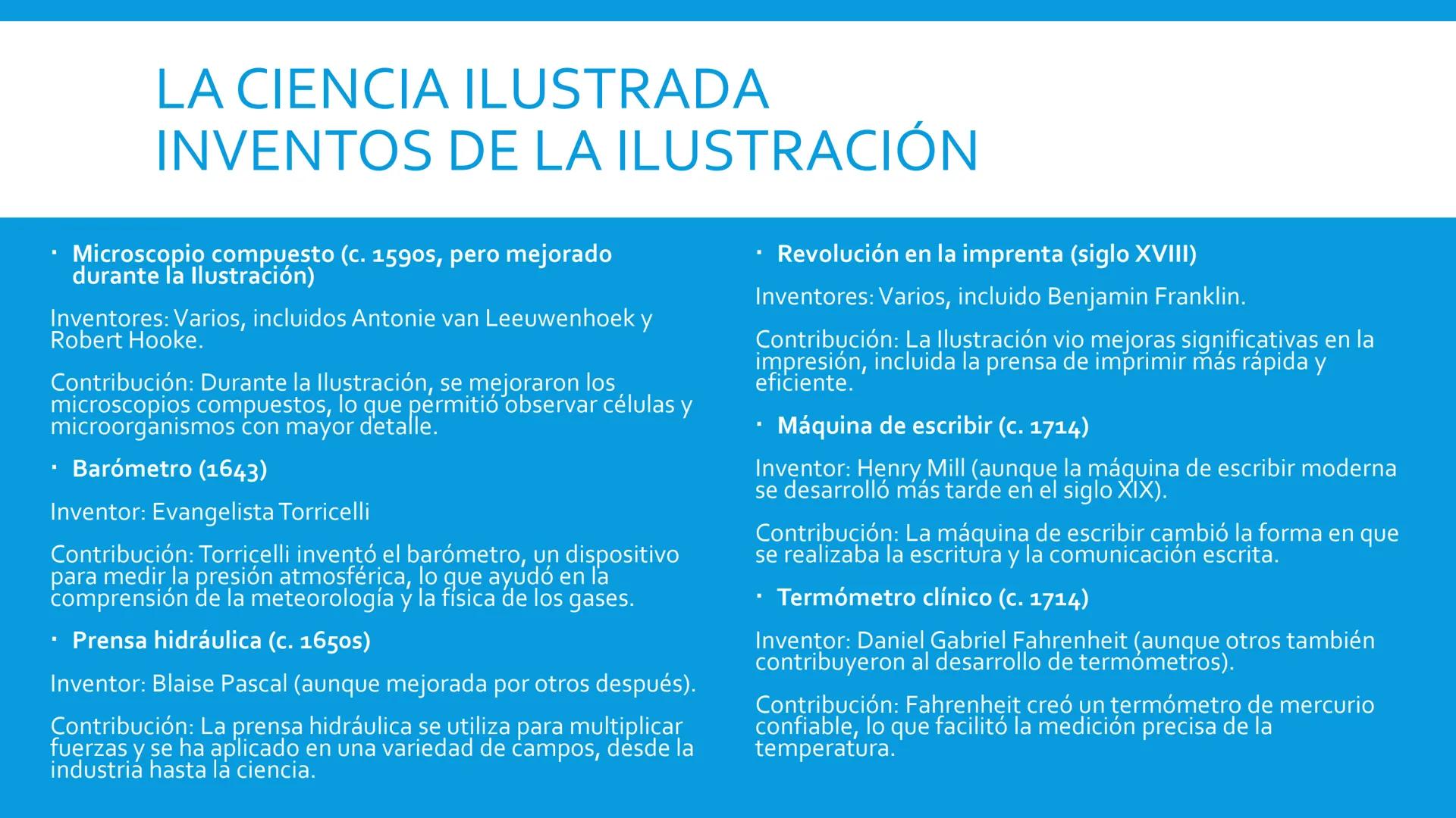 LA ILUSTRACIÓN
EUROPA DEL SIGLO XVIII EDUCACIÓN ILUSTRADA
El movimiento ilustrado impulsó los conocimientos científicos y racionales a travé