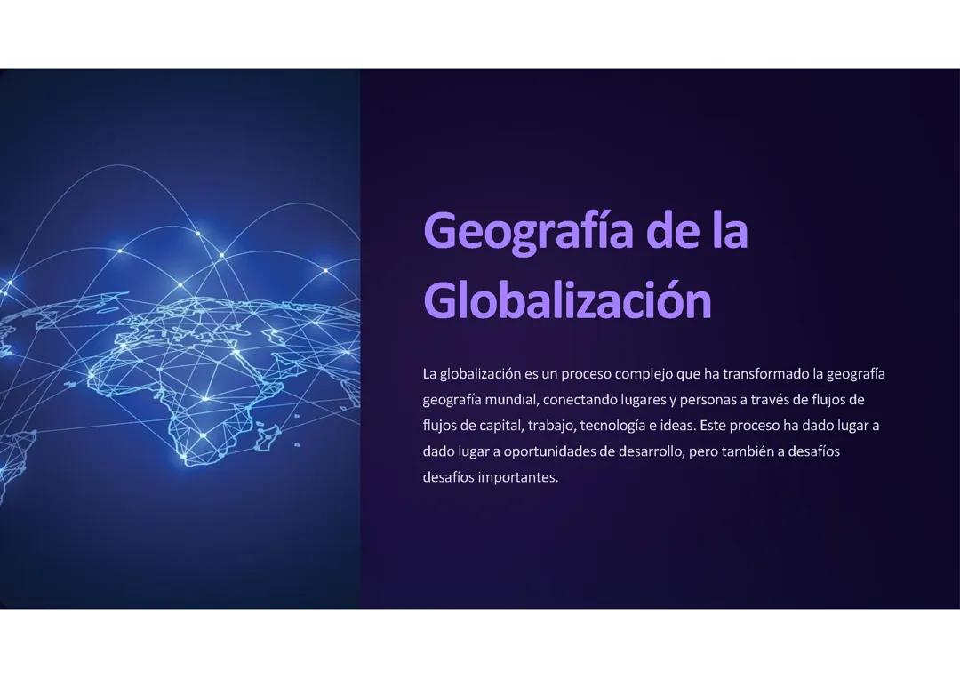 Geografía de la globalización: 