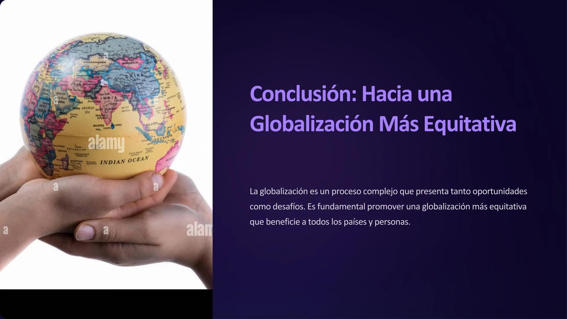 Geografía de la
Globalización
La globalización es un proceso complejo que ha transformado la geografía
geografía mundial, conectando lugares