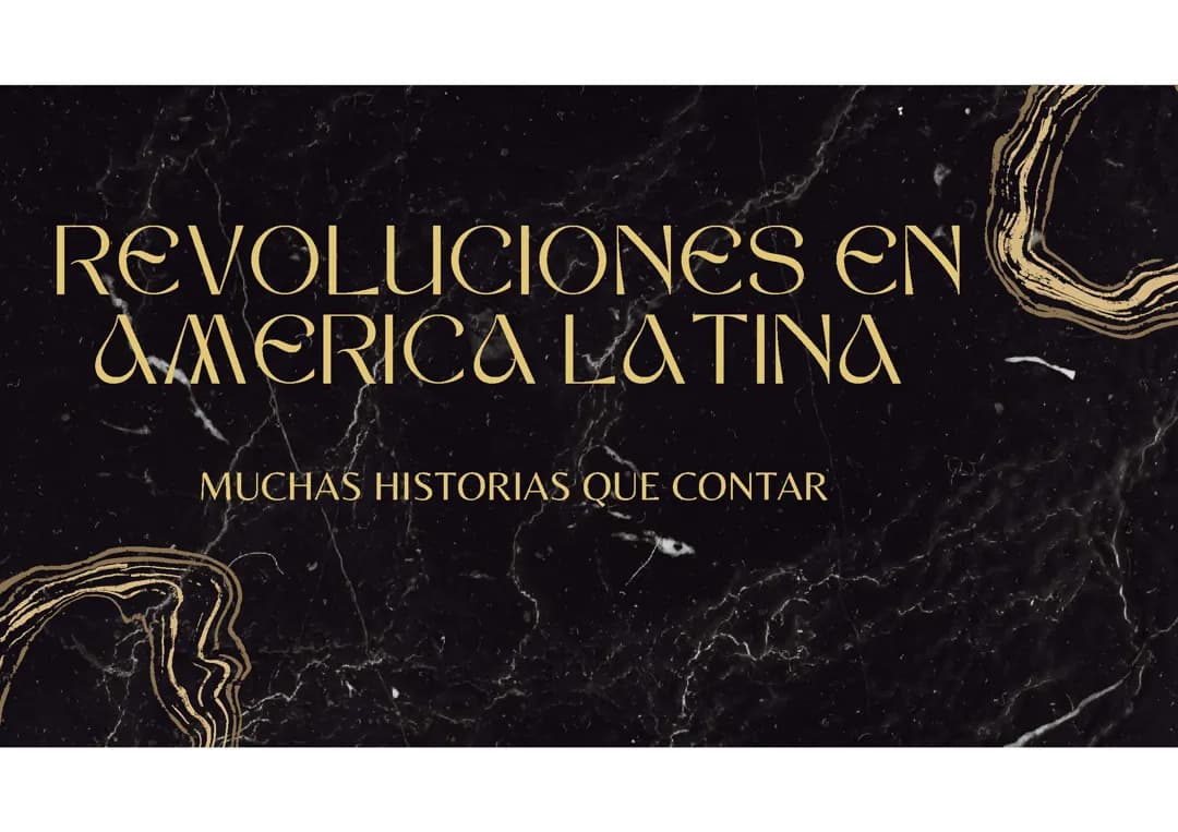 Revoluciones en América Latina 