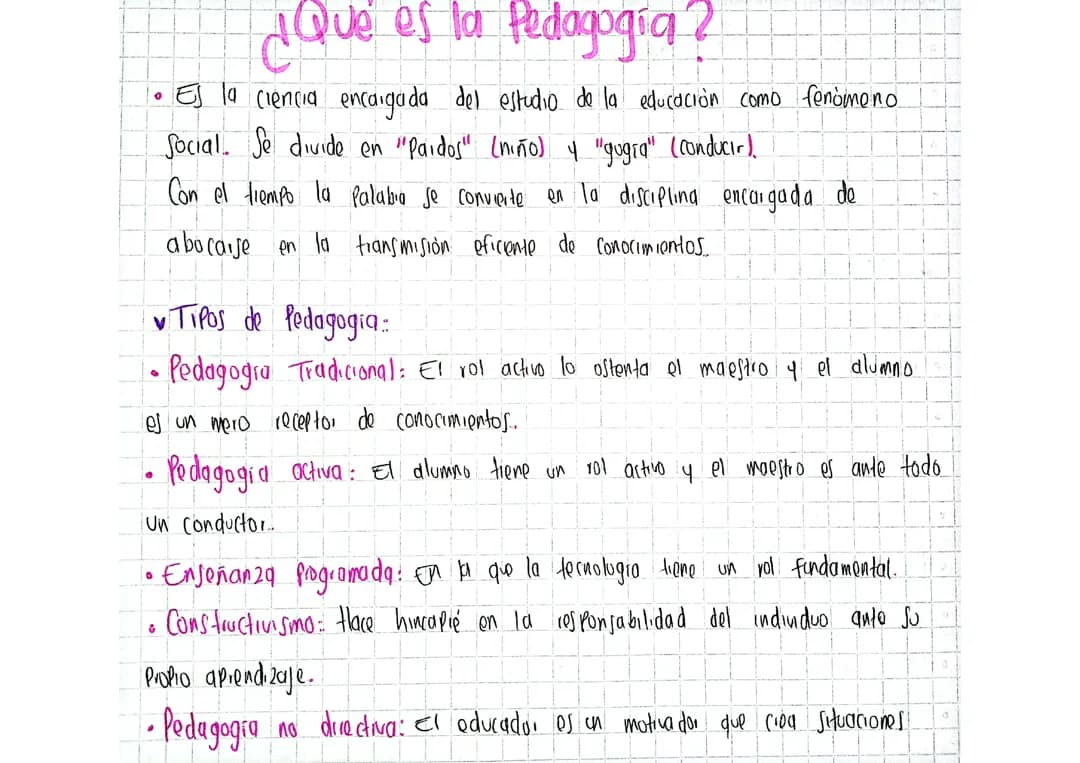 PEDAGOGÍA