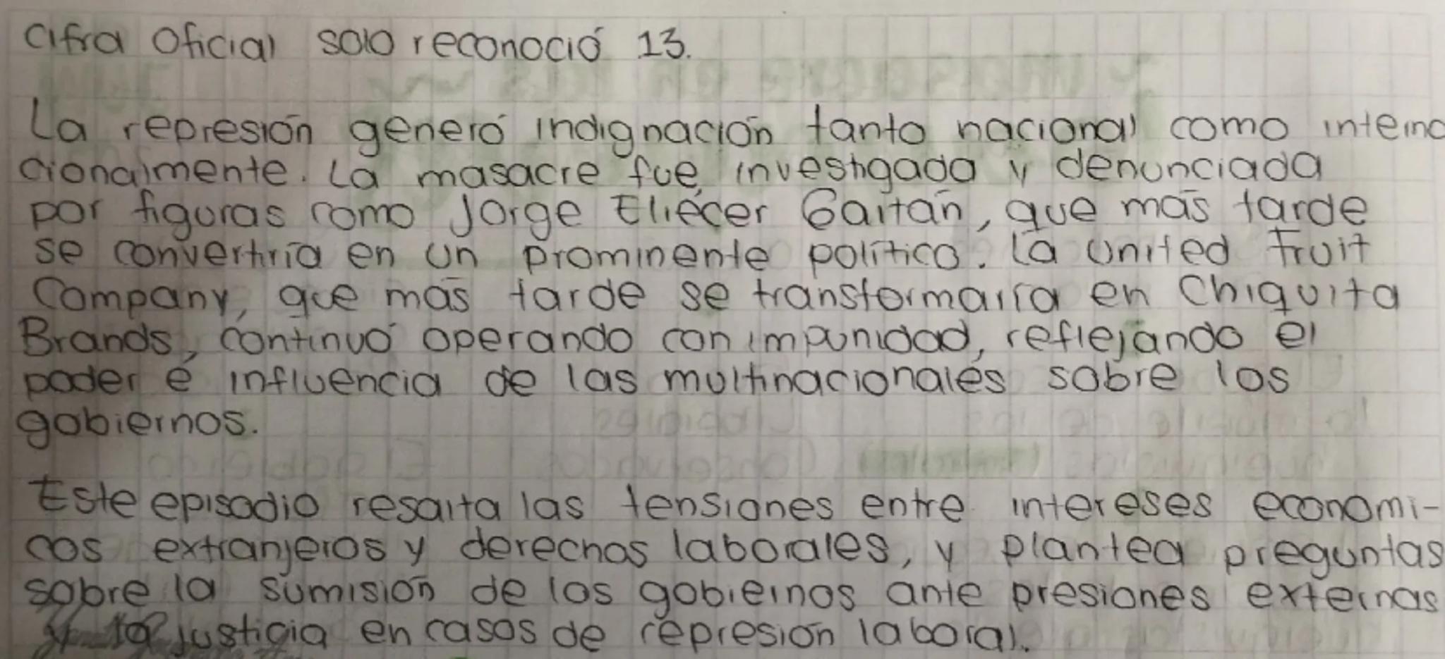 masacre en las
bananeras
Sus peticiones
eran justas.
El goberno declaro
la muerte de los
huelguistas (sindicatos)
ет
gobierno perseguid
just