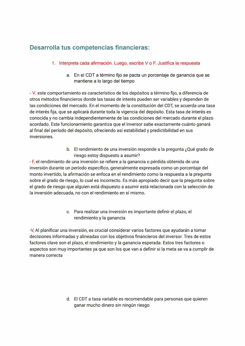 Matemáticas
Financiera
30/05/2024 1.a: ¿Qué características tiene una cuenta de ahorros?
Guardar el dinero de forma segura en el banco.
Gene