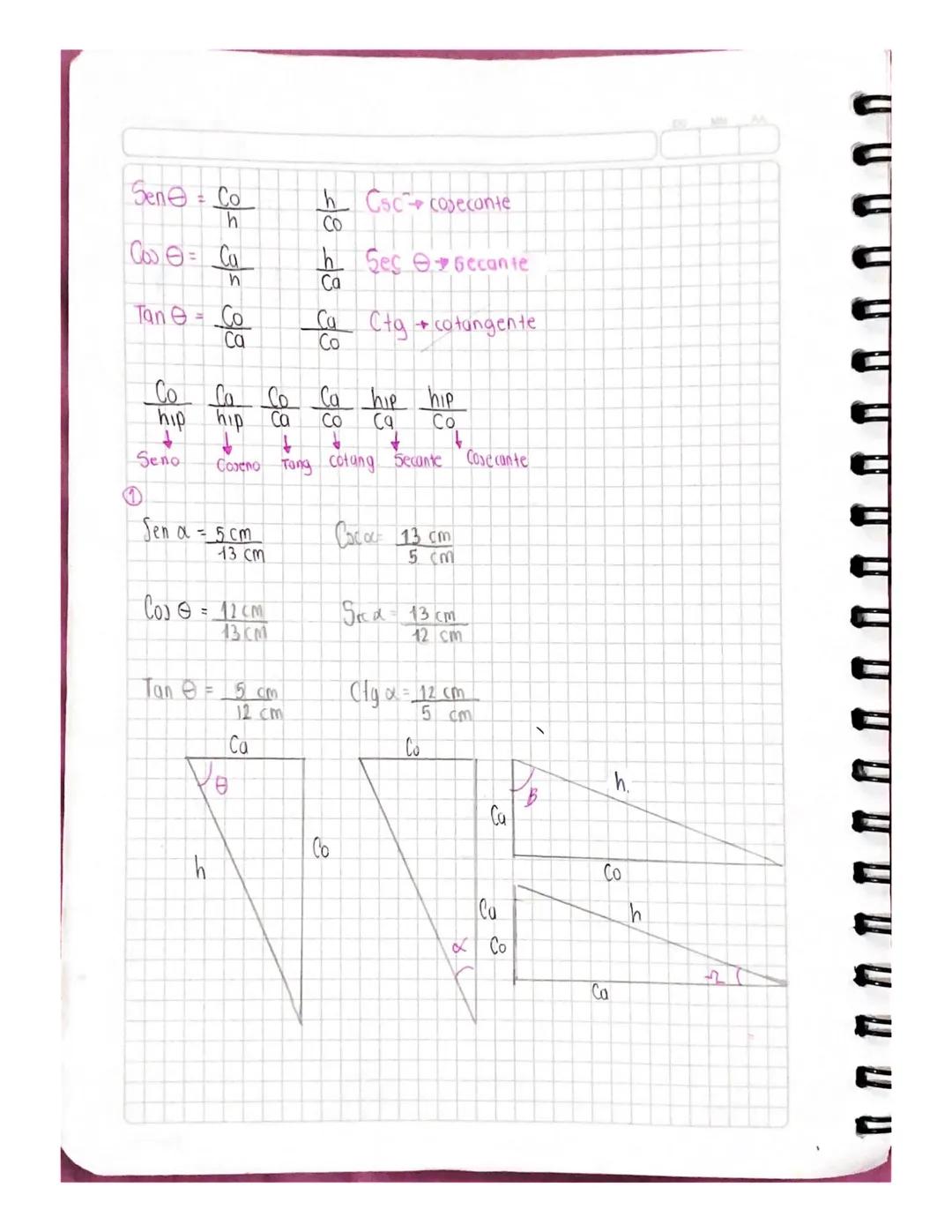 01-05-24
Razones trigonometricas en el triangulo
Tectangulo
Son herramientas matematicas fundamentales que permiten relacionar
los angulos d