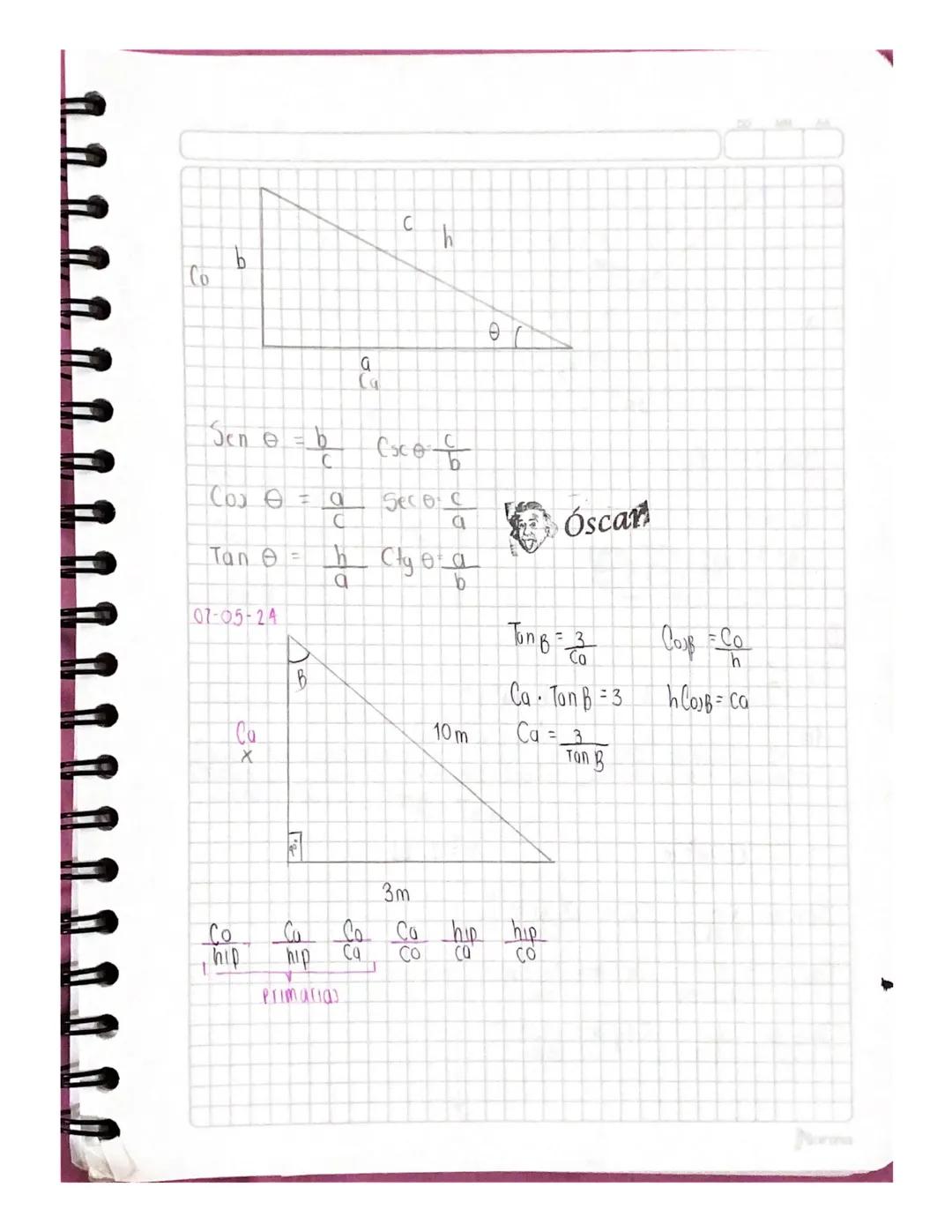 01-05-24
Razones trigonometricas en el triangulo
Tectangulo
Son herramientas matematicas fundamentales que permiten relacionar
los angulos d