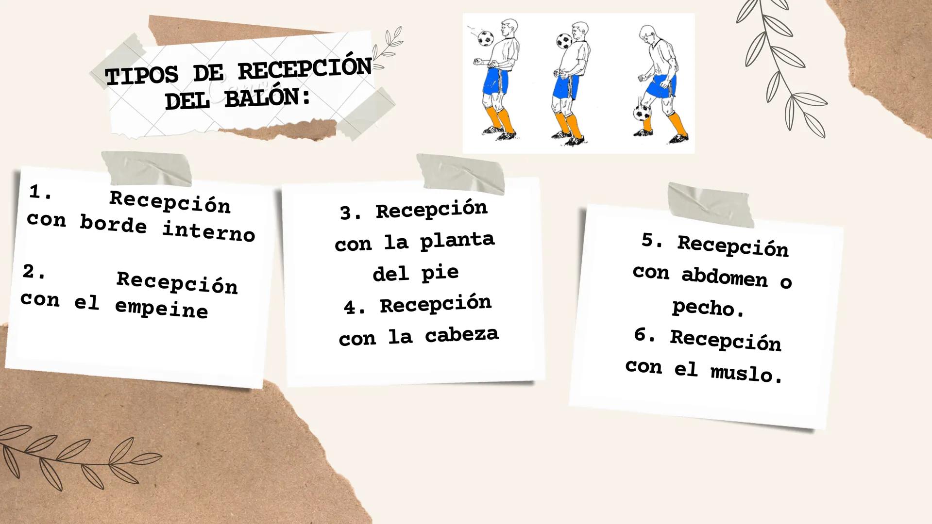 parada y recepción
del microfutbol # QUE ES LA
RECEPCION

Es una acción muy utilizada
durante un partido, con el
objetivo de recibir el
baló