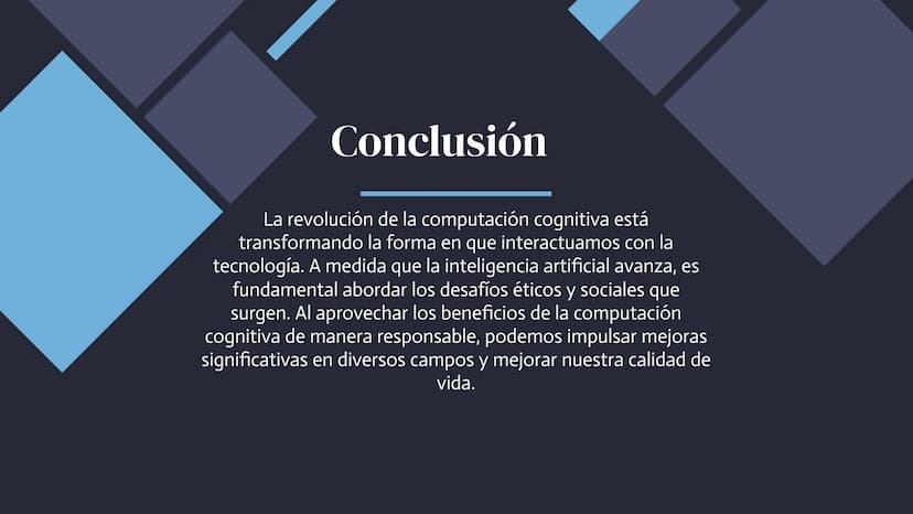 La Revolución de la
Computación
Cognitiva: Explorando
los Avances
en
Inteligencia Artificial Introducción
La computación cognitiva es una ra