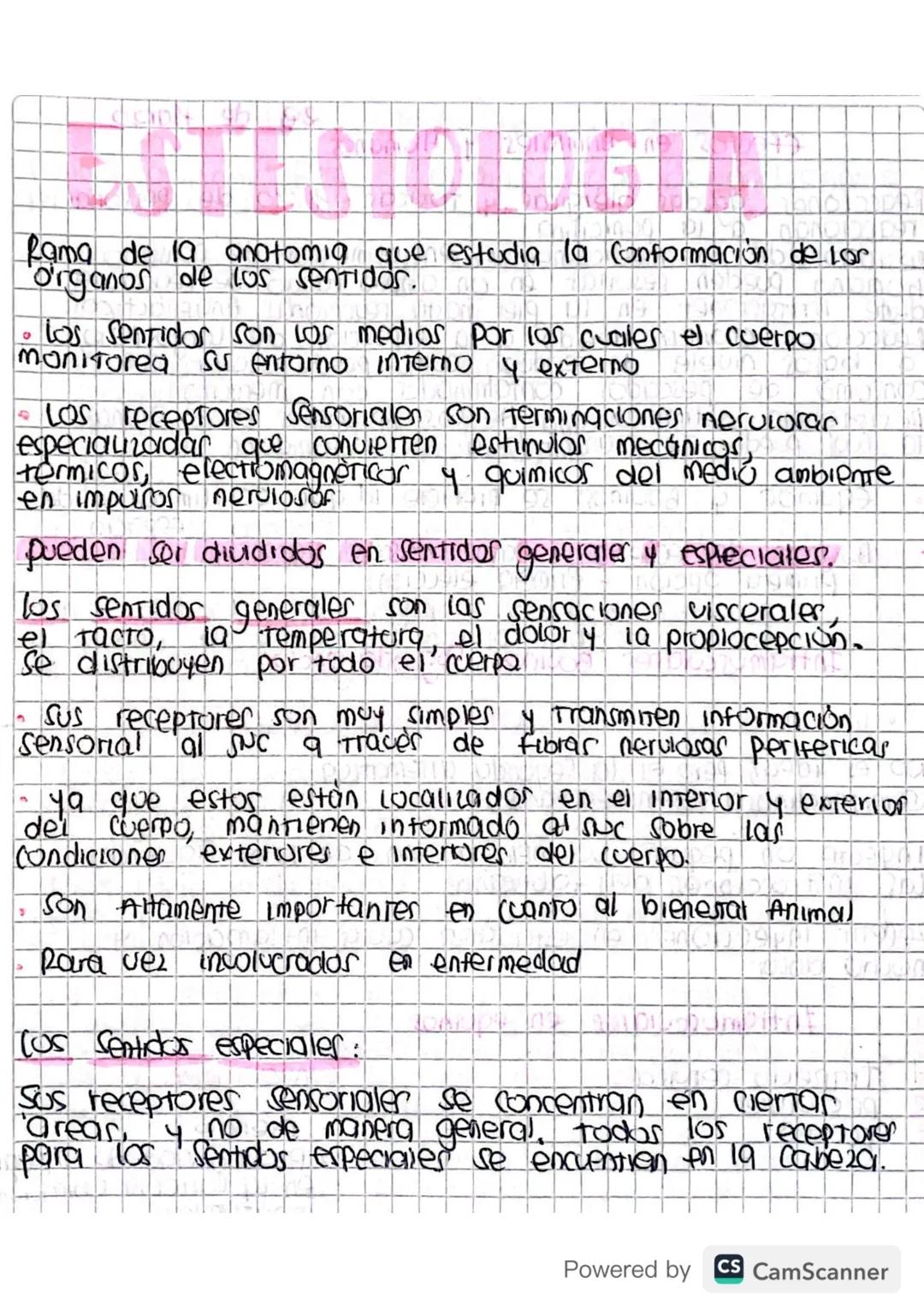 0
Rama de la anatomia que estudia la Conformación de for
organos de los sentidos.
Los sentidos son los medios por los cuales el cuerpo
monit