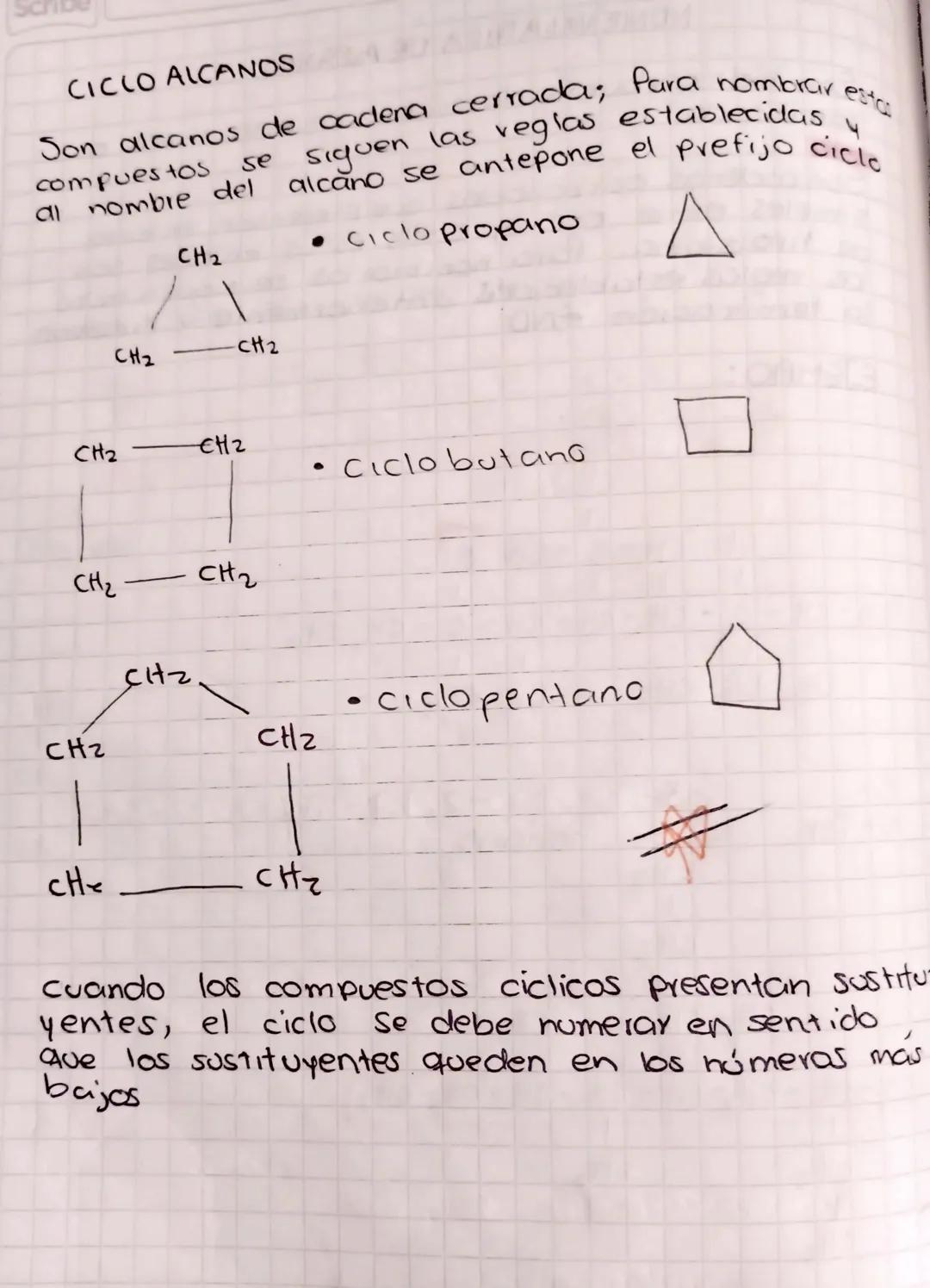 NOMENCLATURA DE ALCANOS
Son hidrocarburos de cadena abierta lineal o
ramificada
Son cadenas carbonadas que presentan enlaces
simples entre C