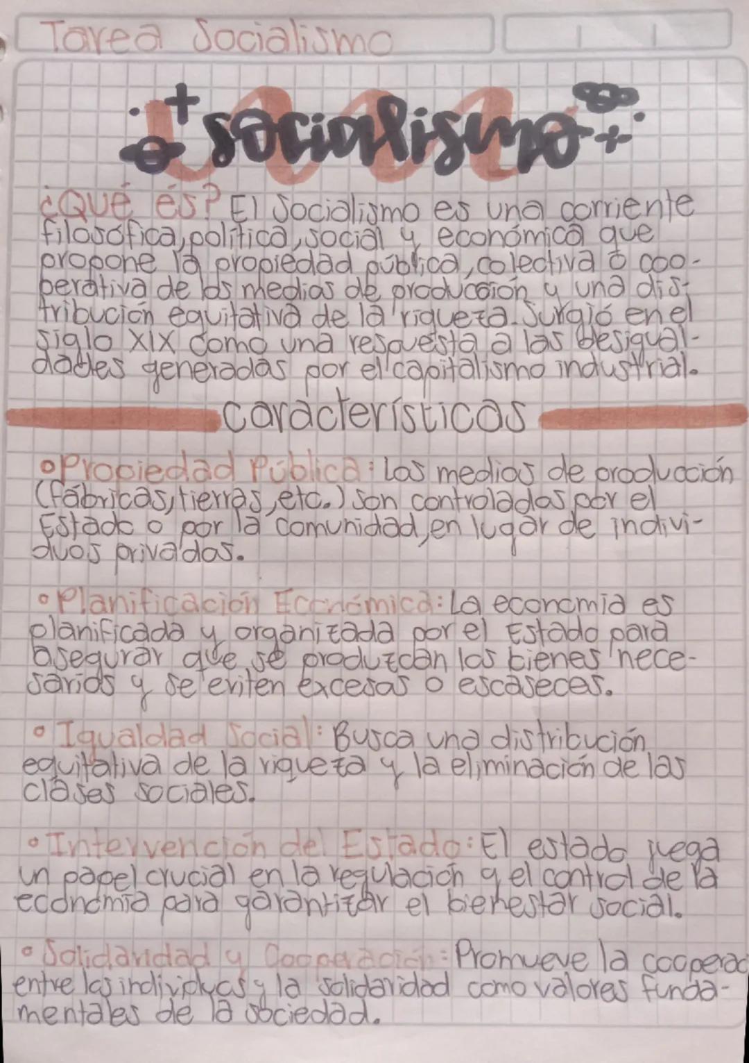 Tarea Socialismo

socialismo

¿Que és? El Socialismo es una corriente
filosófica, política, social y económica que
propone la propiedad públ