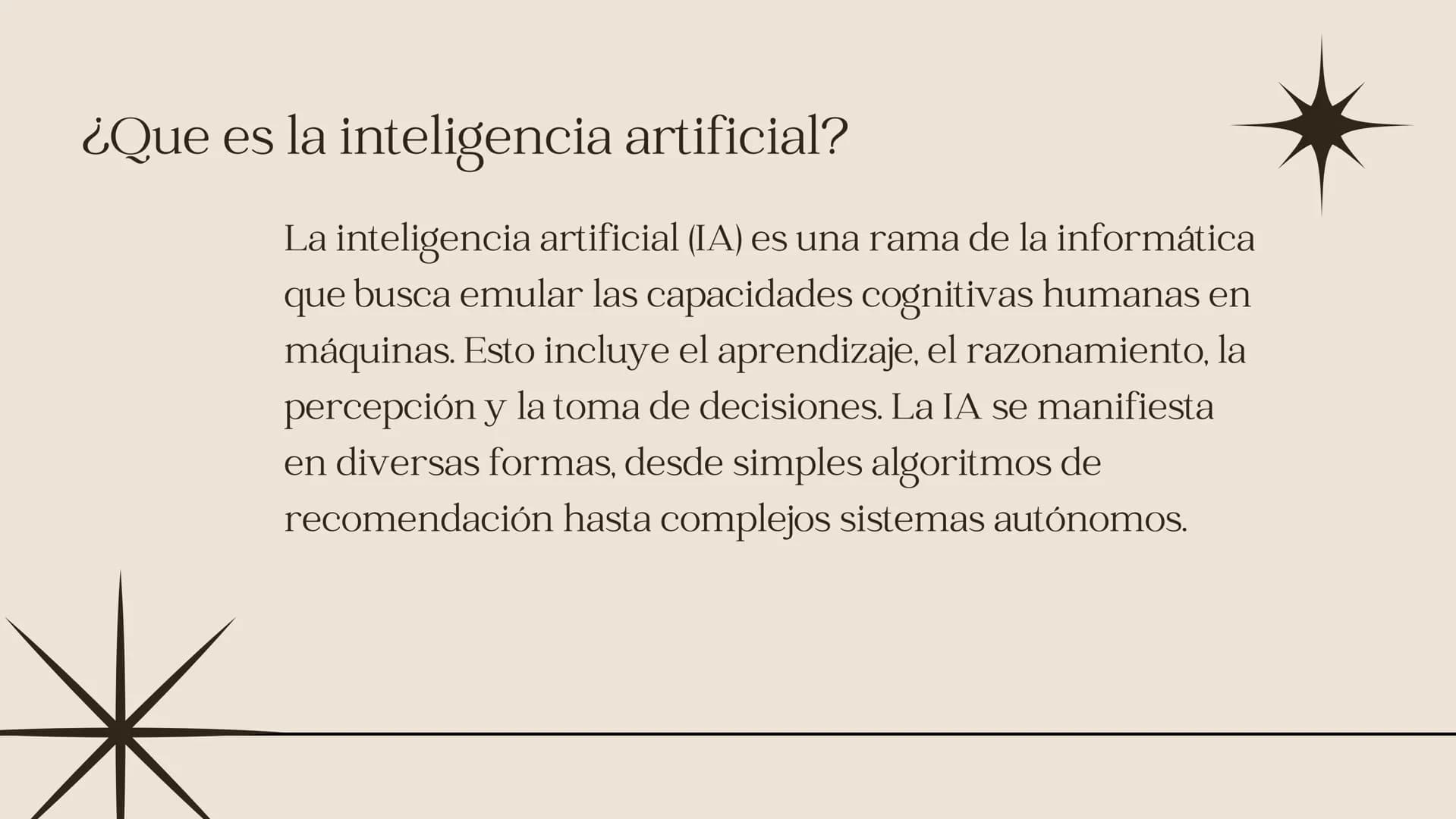 INTELIGENCIA
ARTIFICIAL ¿Que es la inteligencia artificial?
La inteligencia artificial (IA) es una rama de la informática
que busca emular l