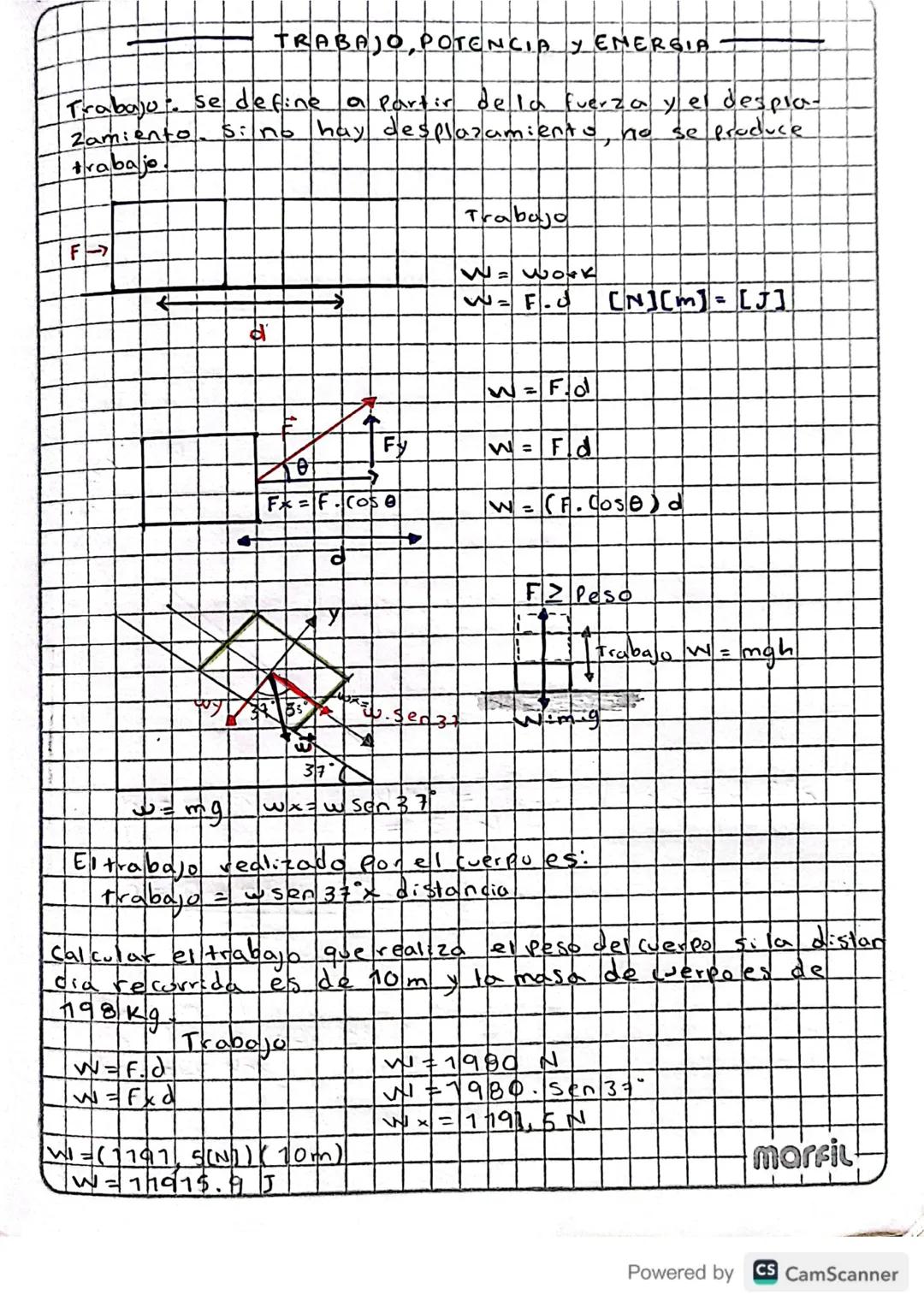 DIFERENCIAS ENTRE ENERGIA, TRABAJO Y POTENCIA
Energia estodo aquello que permite realizar un
trabajo. un
El calor
ע
for ejemplo, es la forma