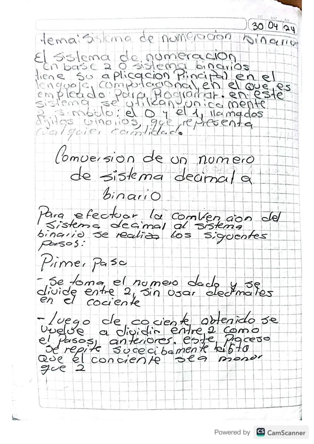 DO MM AA
30 04 24
·Tema: sistema de numeracion Dinaric
El sistema de numeracion
en base 20 sistema binarios
tiene su aplicacion Principal en