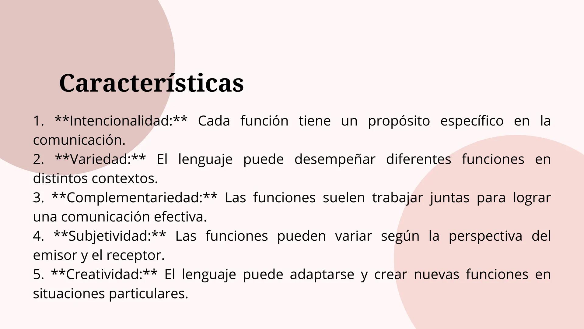 Funciones del
Lenguaje # Índice

- concepto
- Características
- Clasificación # Concepto

Las funciones del lenguaje son los objetivos que c