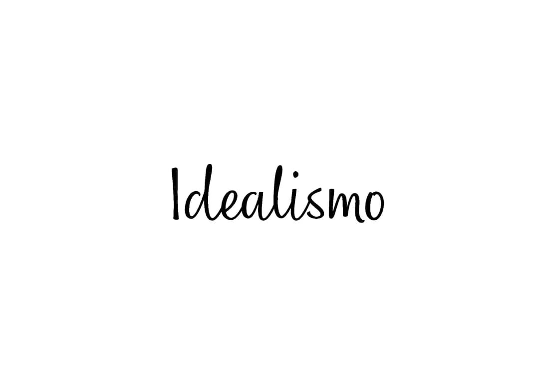 Idealismo