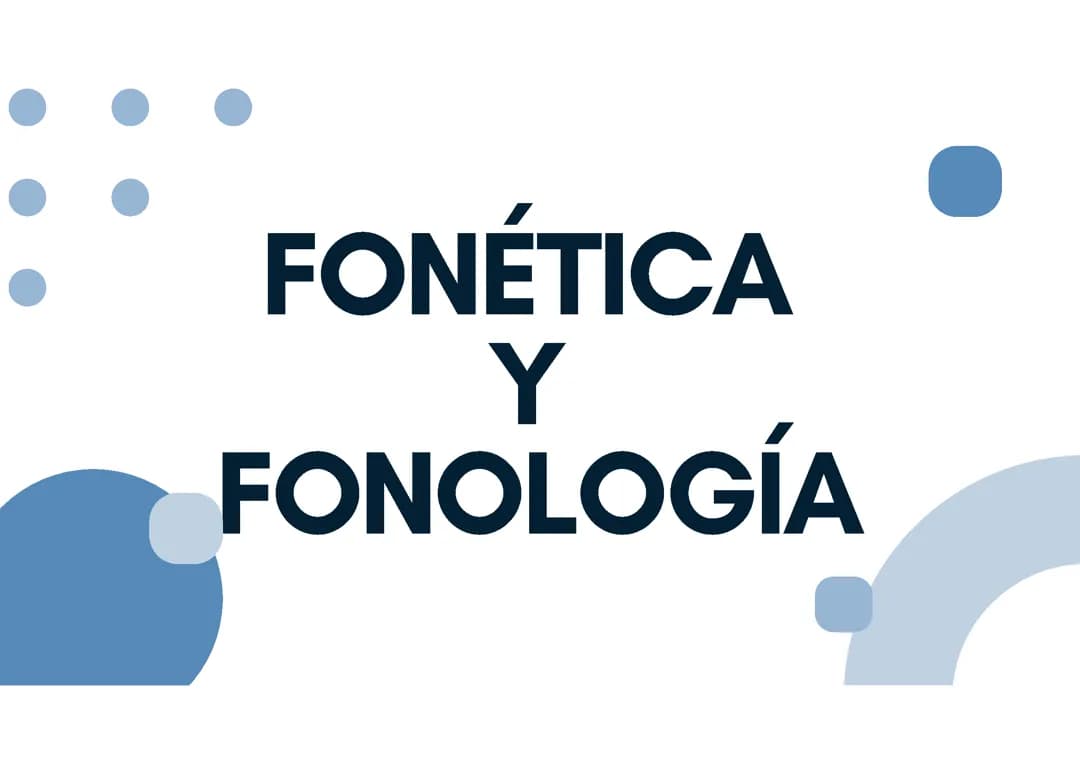 Presentacion sobre la fonetica y la fonologia
