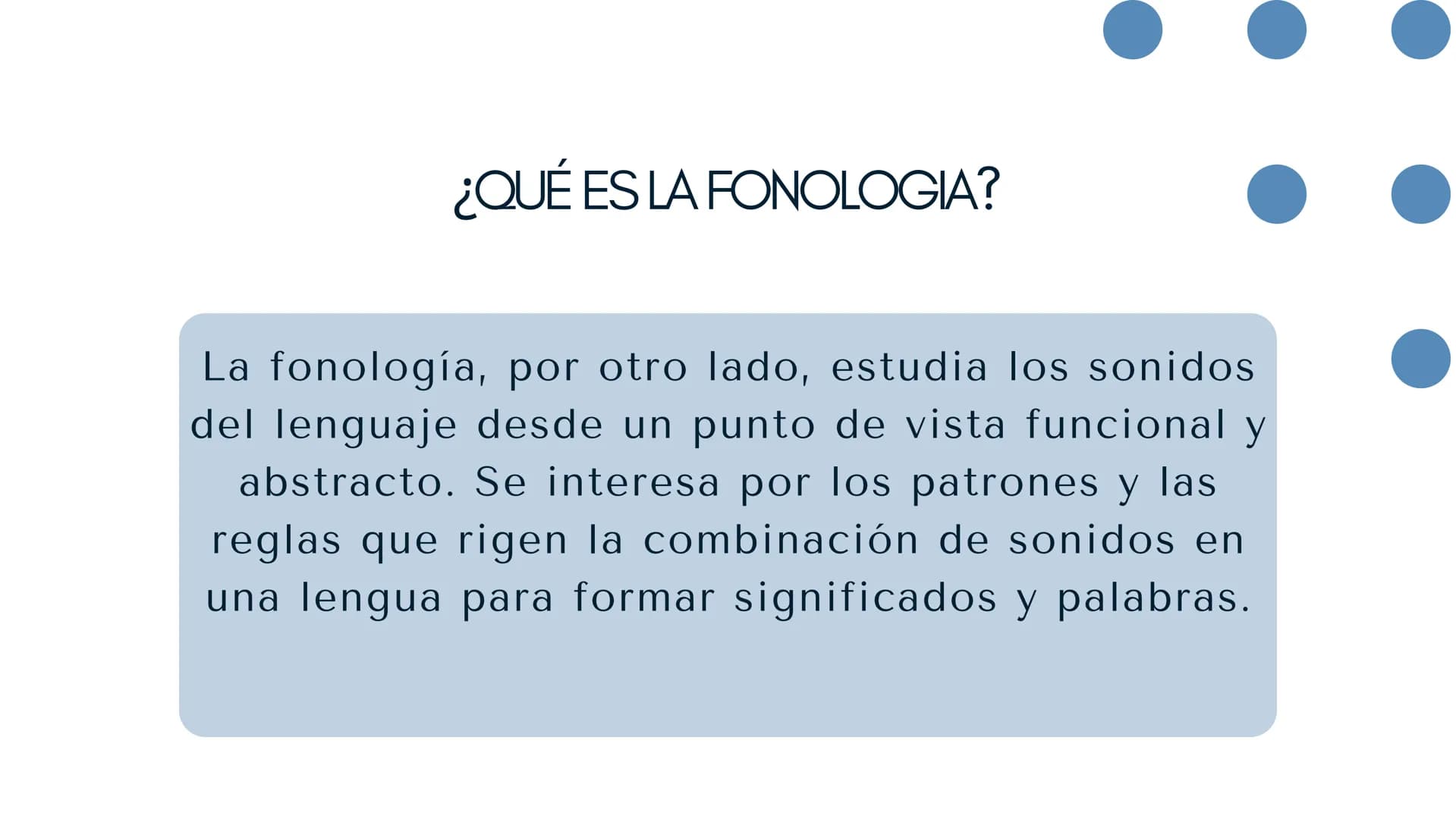 FONETICA
Y
FONOLOGIA ¿QUÉ ES LA FONETICA?
La fonética es la rama de la lingüística que estudia la
producción física y la percepción auditiva