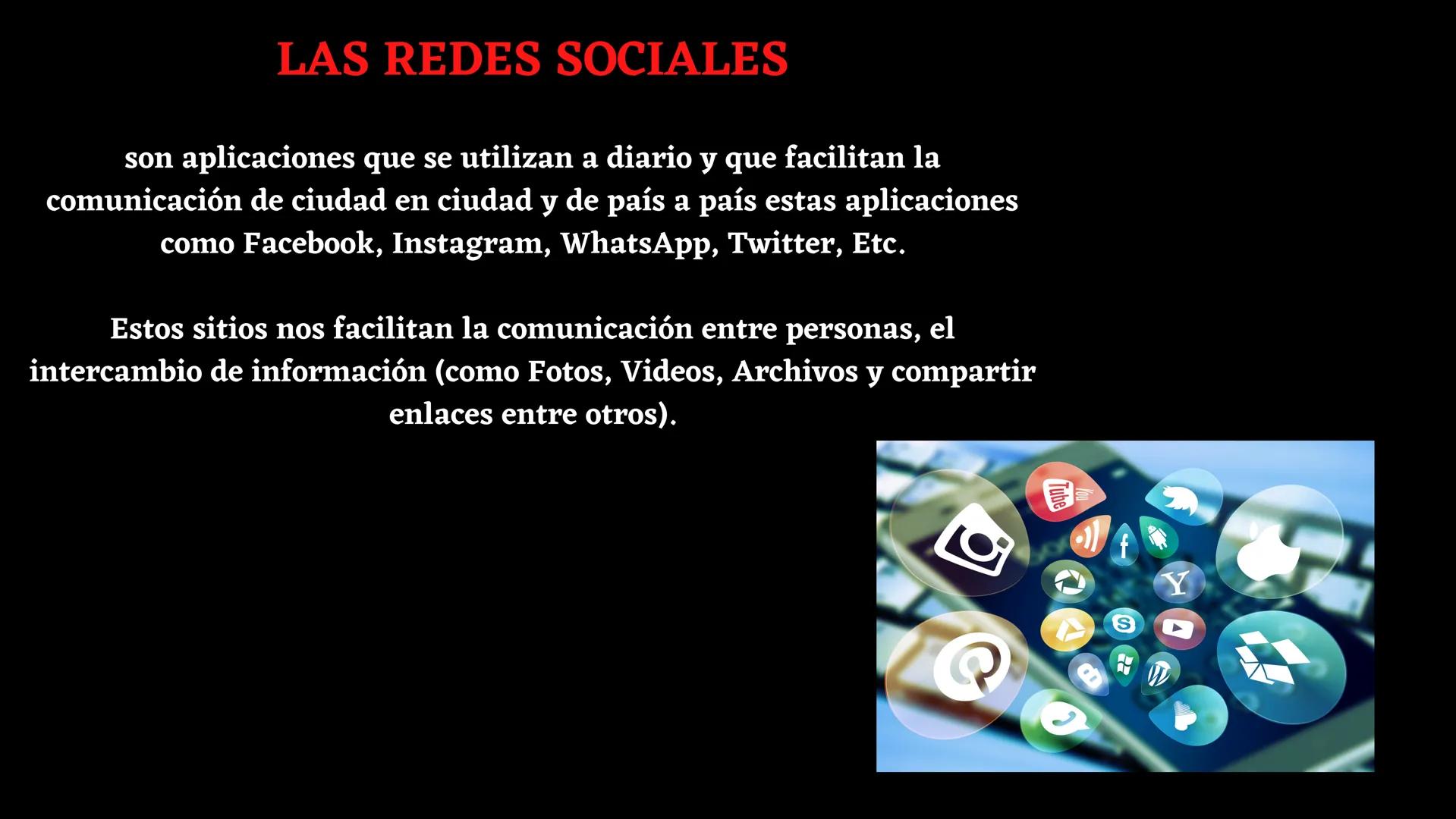 ୮
L
LAS REDES
SOCIALES.
v1.21
ר LAS REDES SOCIALES
son aplicaciones que se utilizan a diario y que facilitan la
comunicación de ciudad en ci