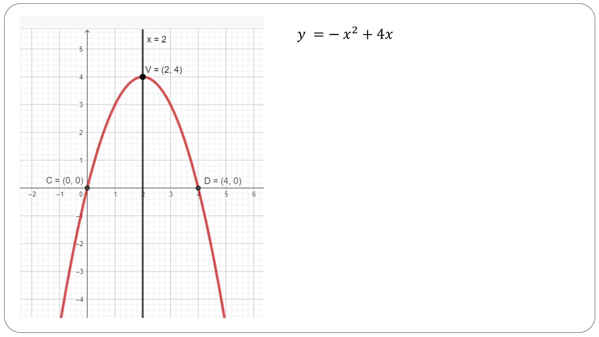 FUNCIÓN CUADRÁTICA Función cuadrática
Una función de la forma f(x) = ax² + bx + c, donde a, b, c ER ya #0,
recibe el nombre de función cuadr