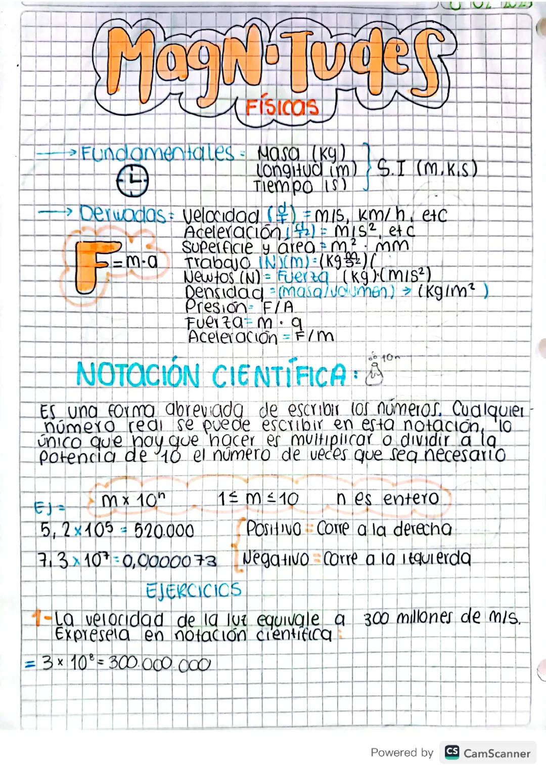 MAGNITUDES FÍSICAS