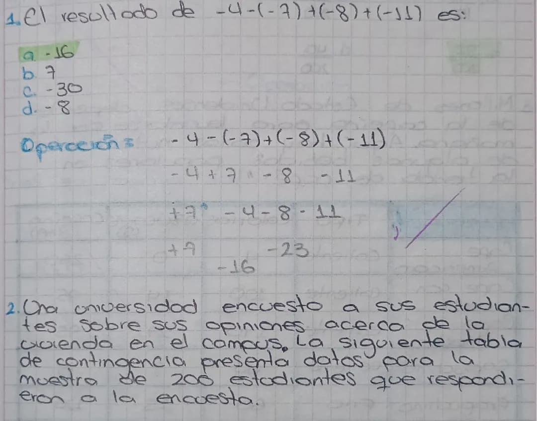 Prueba Diagnóstico Grado 9