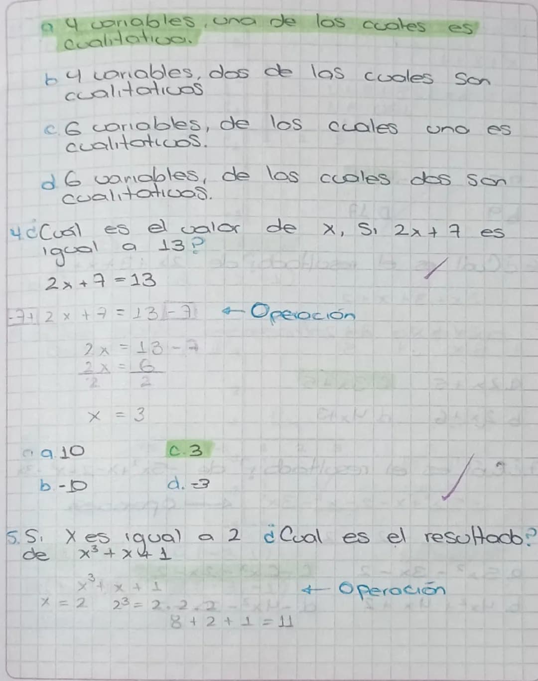 4. El resultado de -4-(-7)+(-8)+(-11) es:
9-16
b. 7
C. -30
d.-8
Operacions
-4-(-7)+(-8)+(-11)
-
4+7-8
-11
+9
-4-8-11
47
-23
-16
2. Ona unive