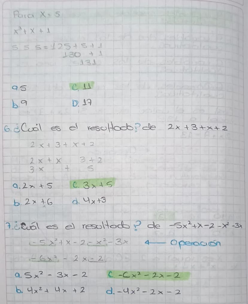 4. El resultado de -4-(-7)+(-8)+(-11) es:
9-16
b. 7
C. -30
d.-8
Operacions
-4-(-7)+(-8)+(-11)
-
4+7-8
-11
+9
-4-8-11
47
-23
-16
2. Ona unive
