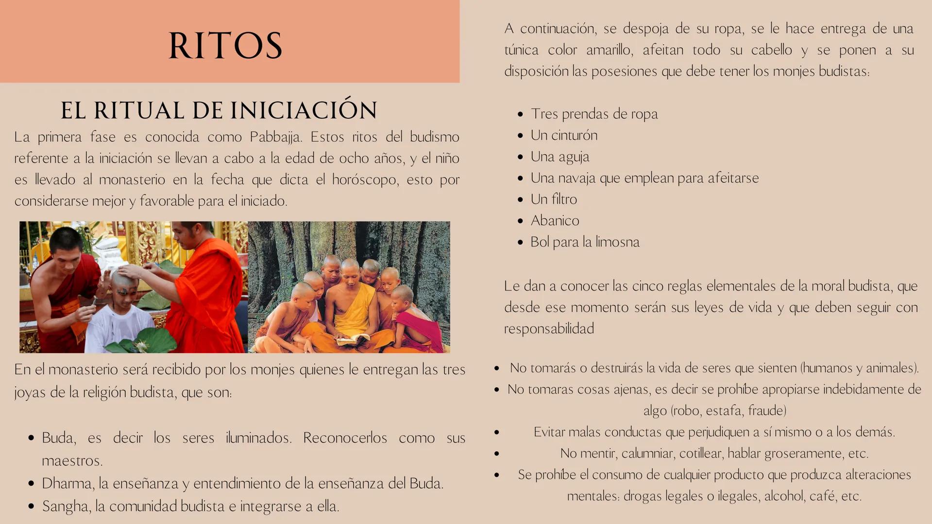 SÍMBOLOS
Rueda del dharma
Es el símbolo mas popular de esta religión y existen
varias interpretaciones sobre su significado. Se cree
que era