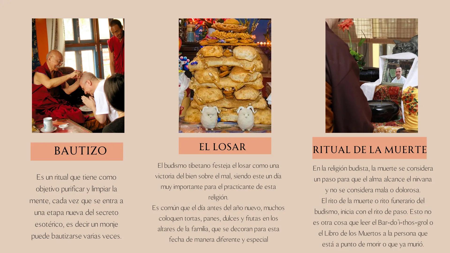 SÍMBOLOS
Rueda del dharma
Es el símbolo mas popular de esta religión y existen
varias interpretaciones sobre su significado. Se cree
que era