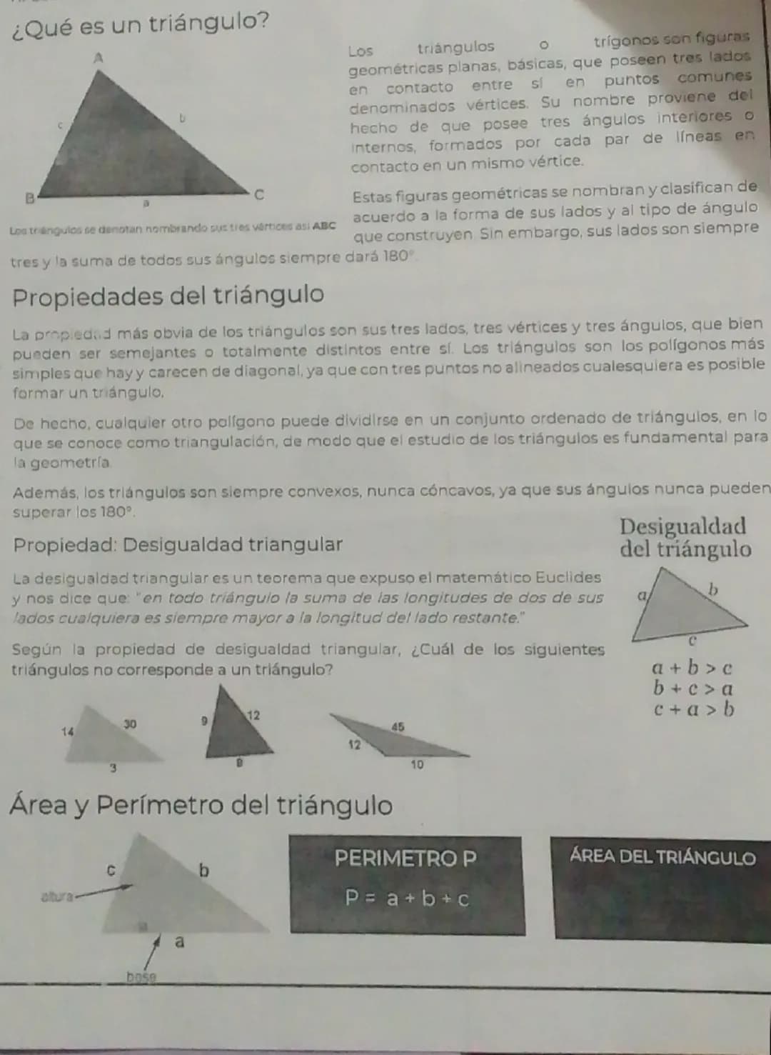 # ¿Qué es un triángulo?

Los triángulos, o trigonos son figuras geométricas planas, básicas, que poseen tres lados en contacto entre sí en p