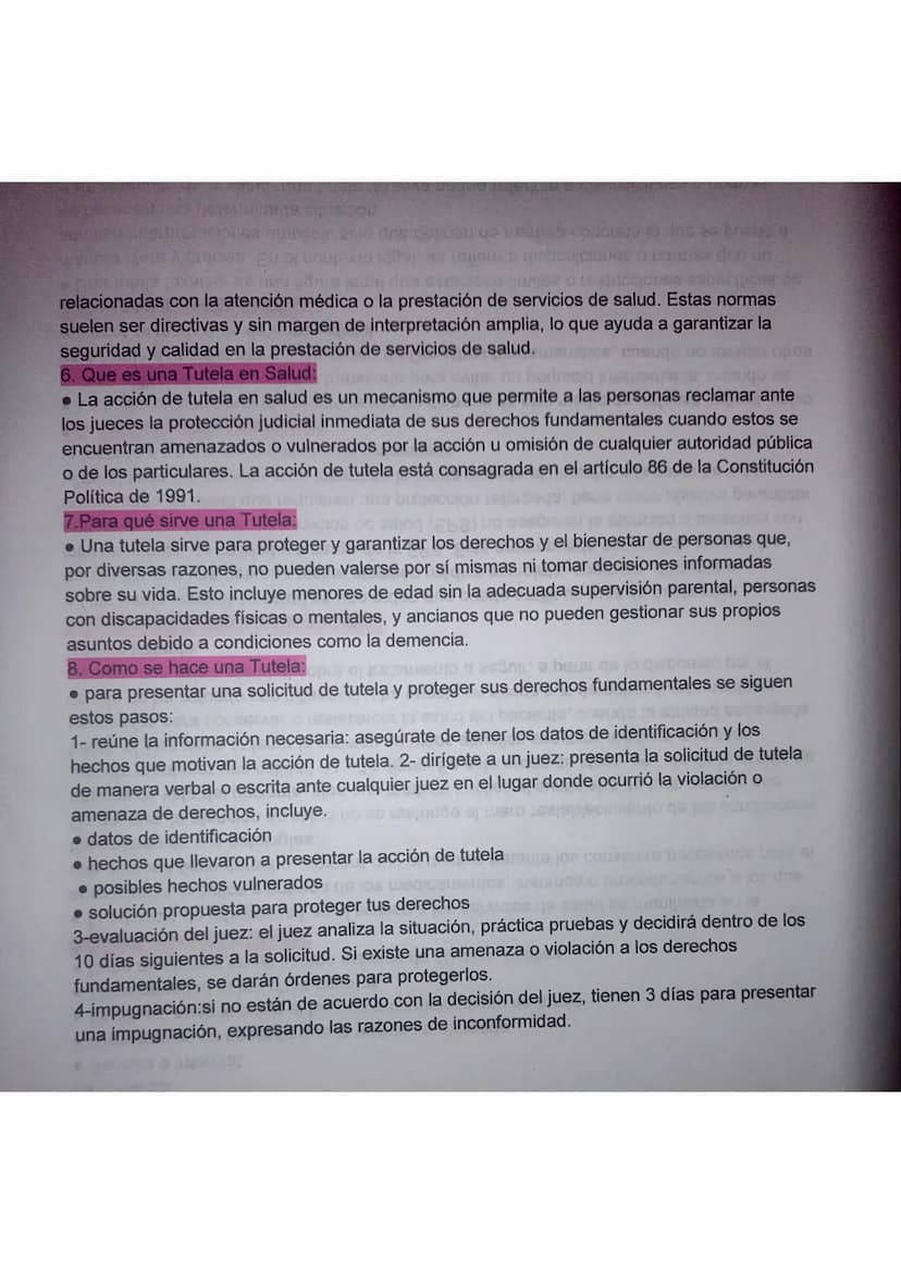 Definir:
taller tutela
1.Qué es una Tutela en Colombia:
• La tutela en Colombia es una herramienta creada con la constitución política de 19