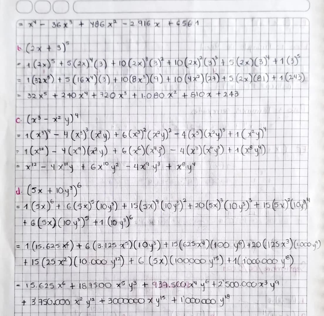 Productos Notables:
o'
Es la multiplicación que se hace entre dos o mas monomios
polinomios, con el fin de obtener otra expresión algebraica