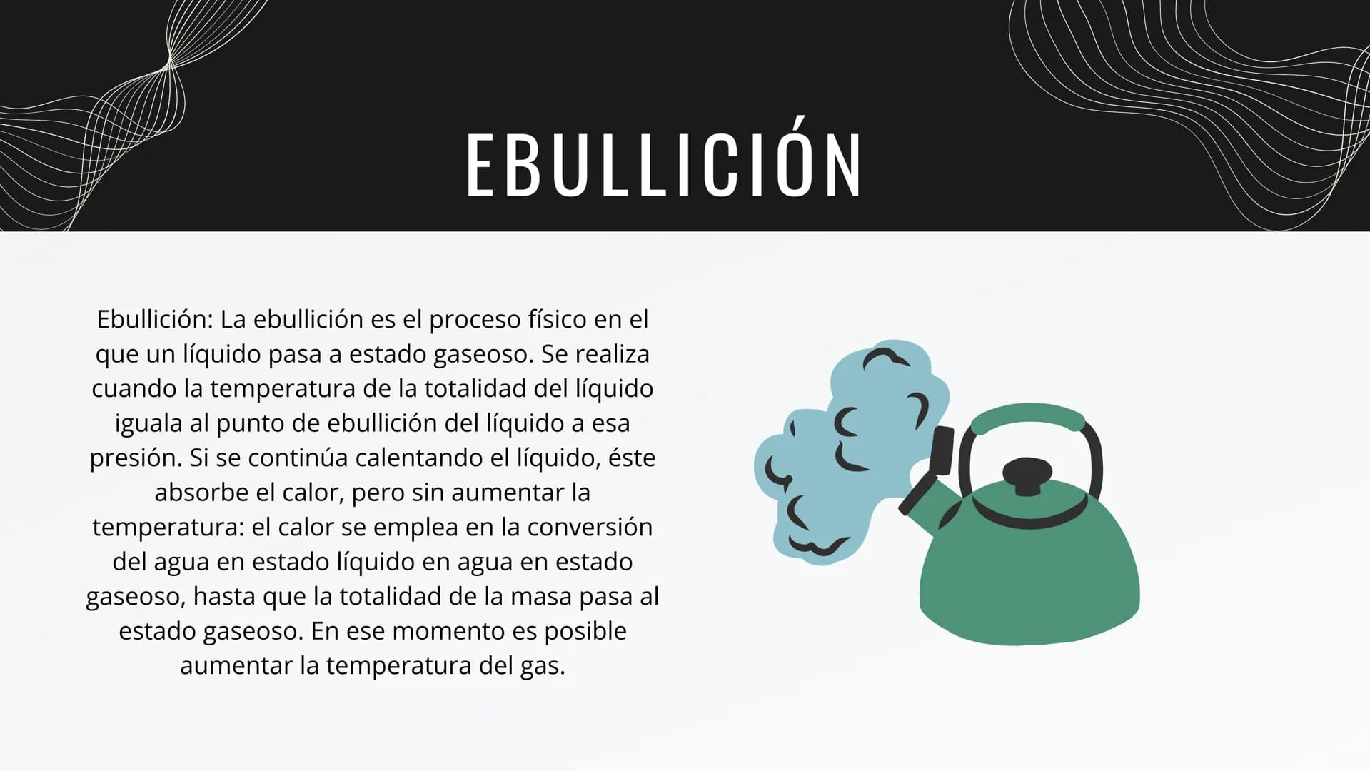 CAMBIO DE
ESTADO
ANA GÓMEZ
NICOLAS LEÓN
ANDRES RODRÍGUEZ
-- ¿QUÉ ES ?
Sólido
Es la evolución de la materia
entre varios estados de
agregació
