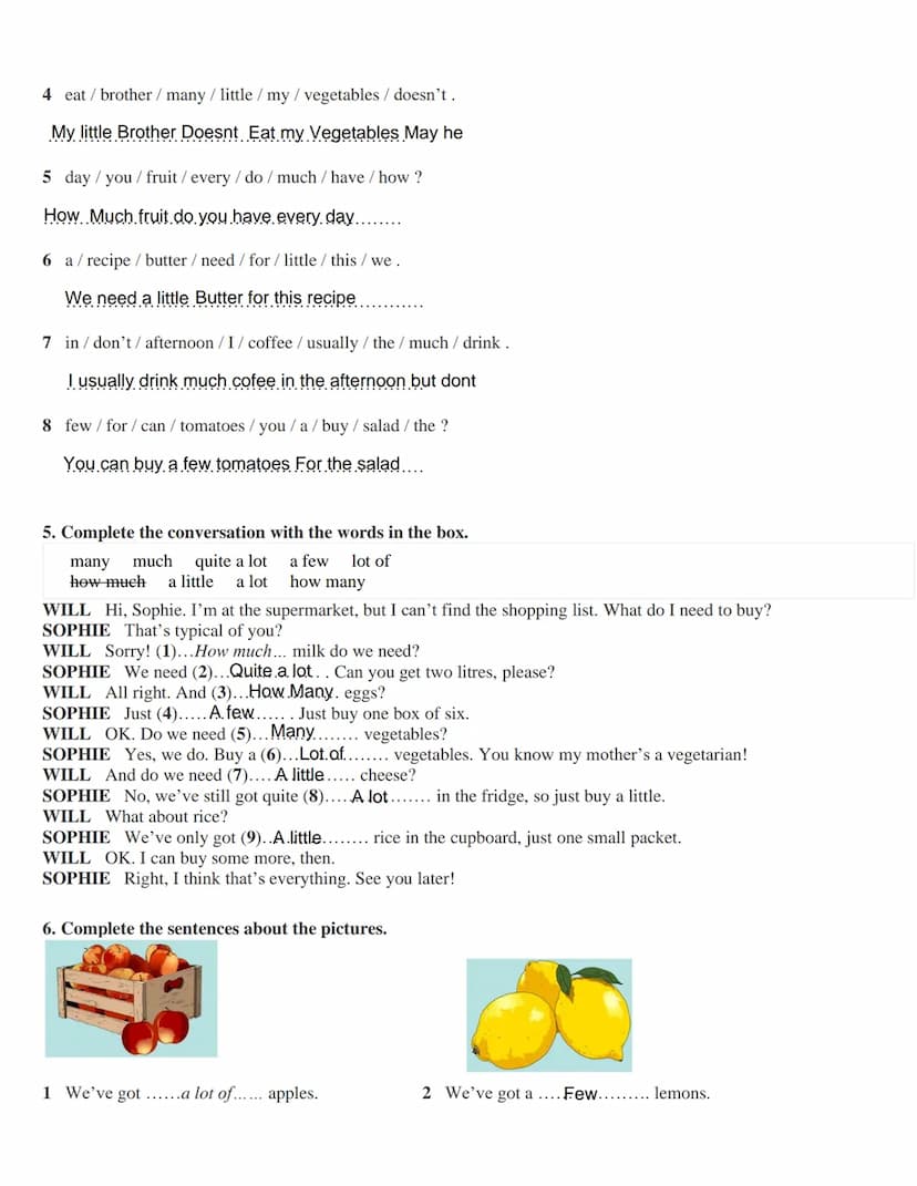WEEK 10 LENGUA 1
Grammar Bank:
ENGLISH
GRAMMAR
MUCH
MANY
A LOT OF - LOTS OF
= a large quantity of something
Woodward
ENGLISH
Much and Many a