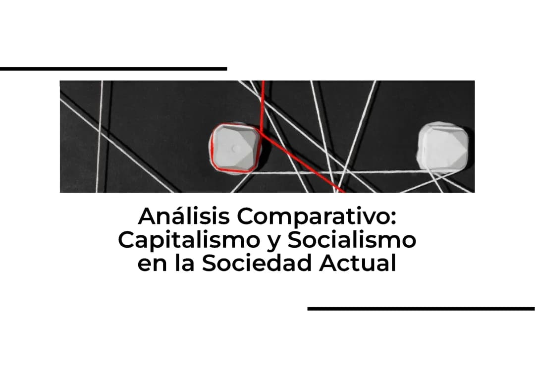 Capitalismo y socialismo