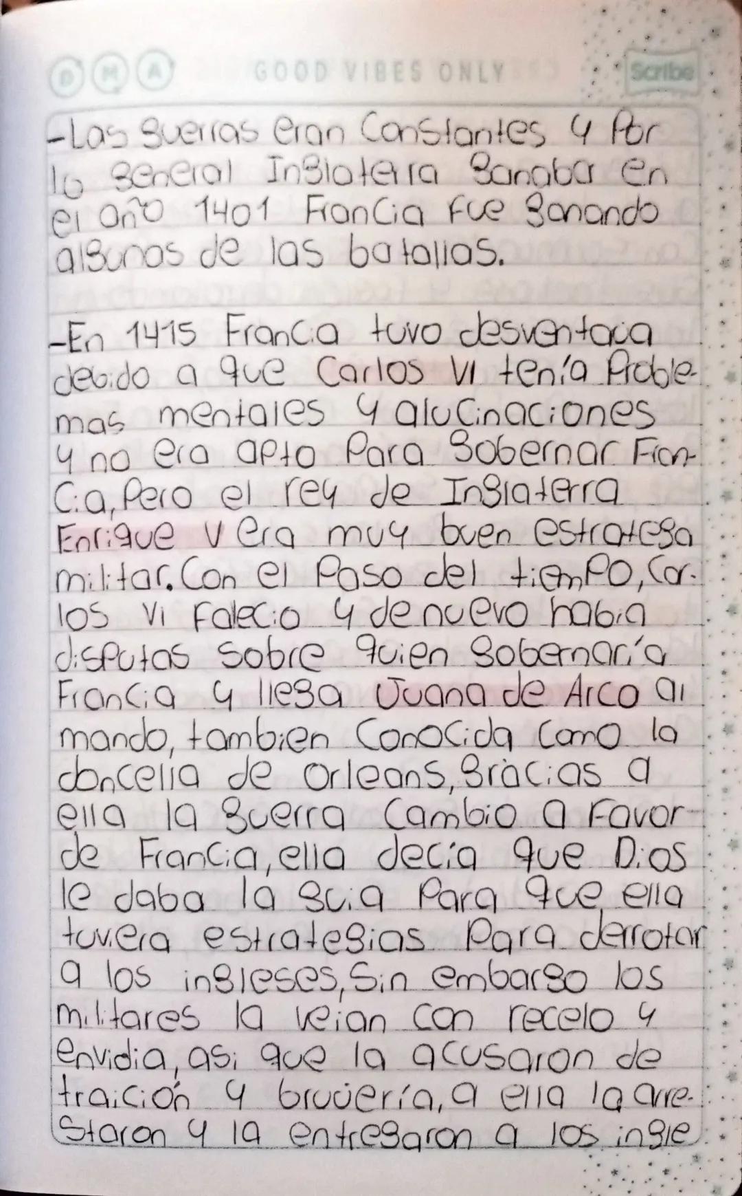La Suerra de los 100 años
-Fue un Conflicto militar ocurrido
entre el año 1337 4 1453 entre
los renos de Francia e inglaterra.
Realmente dur
