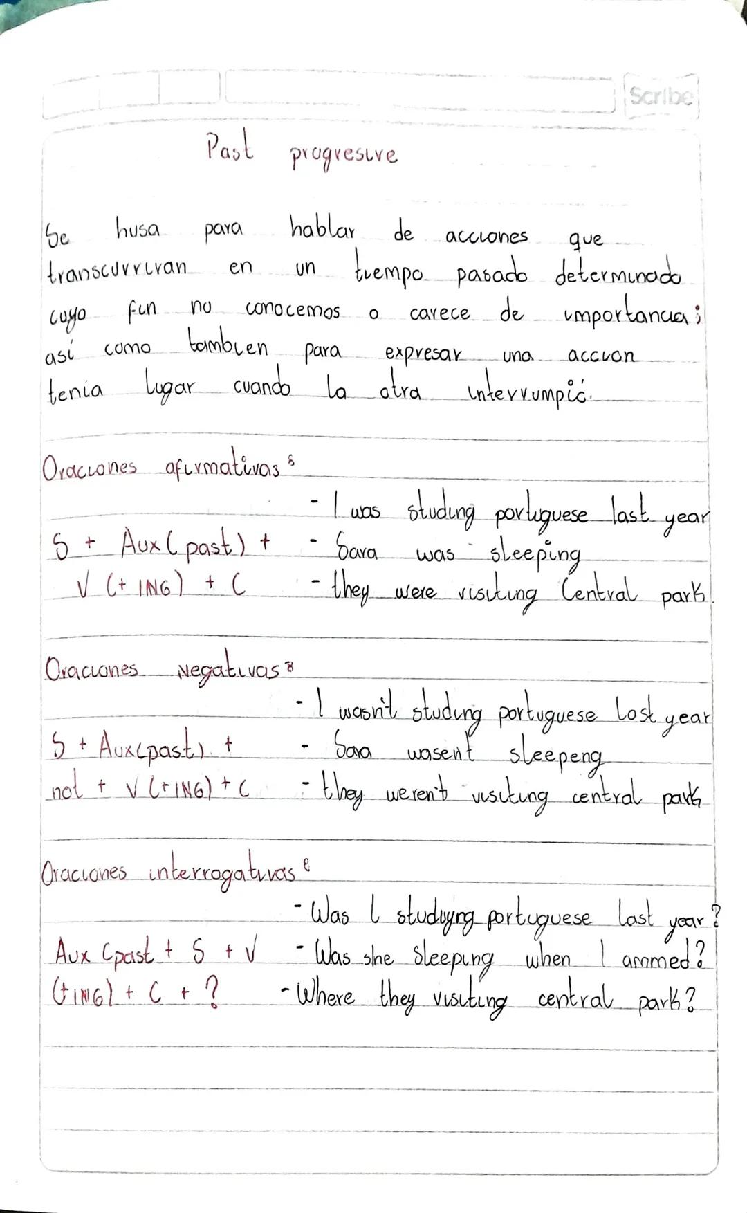 Scribe

Subject verb to be.

I --------> am

you -------->
She
he --------> is Was

they -------->
We --------> ave Were

you -------->
it -