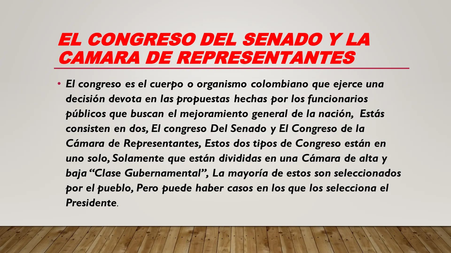 EL E
EL GOBIERNO
COLOMBIANO
UNA PRESENTACIÓN HECHA CON EL FIN DE EXPLICAR EL FUNCIONAMIENTO
DEL GOBIERNO Y LOS ESTATUTOS ESTATALES. CONCEPTO