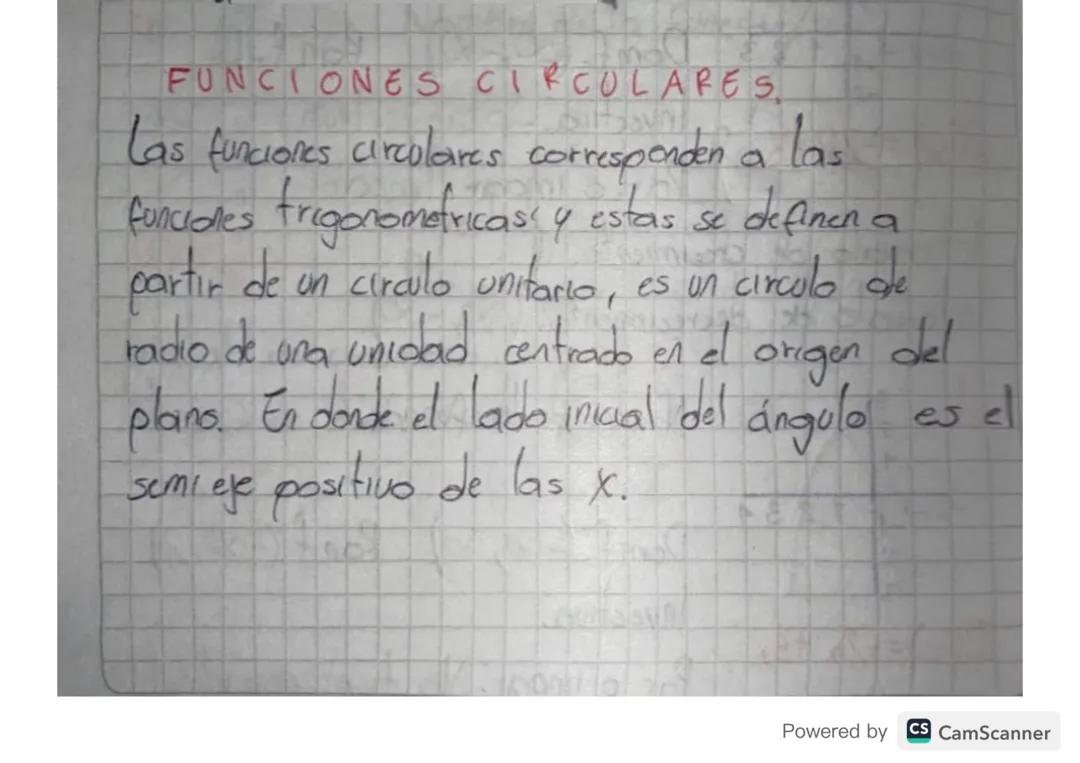 Funciones circulares