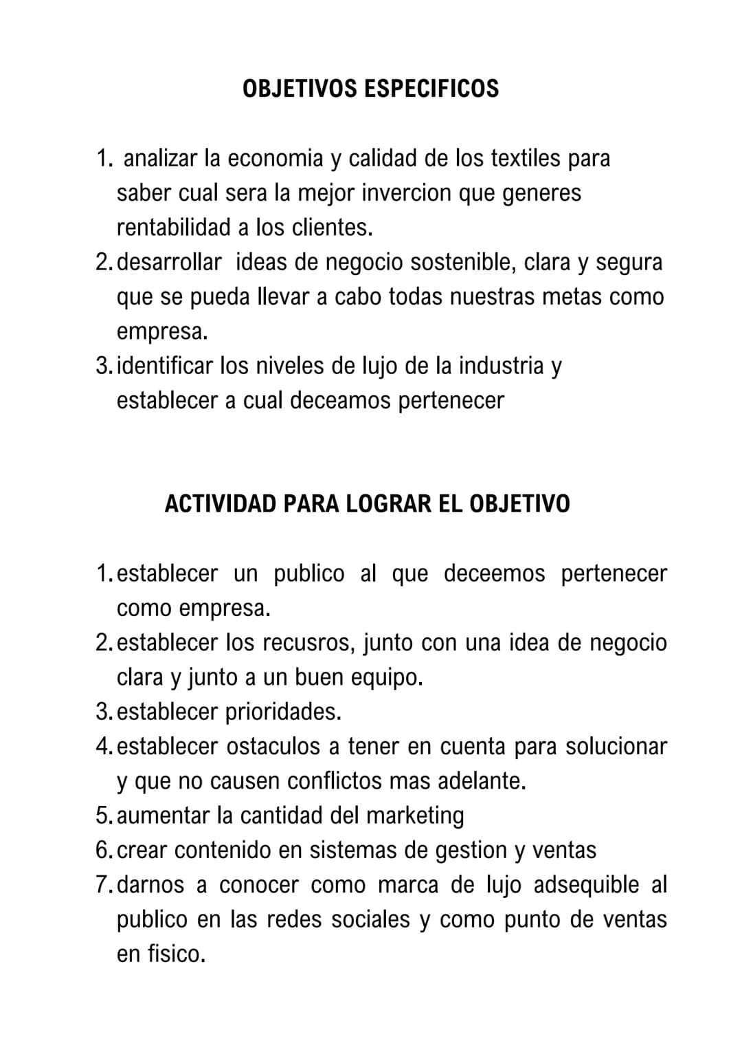 PROPUESTA DE INVESTIGACIÓN FORMATIVA
ELABORACIÓN DE LA PROPUESTA DE INVESTIGACIÓN
TITULO DEL PROYECTO
moda de lujo sin estandares.
RESUMEN
e