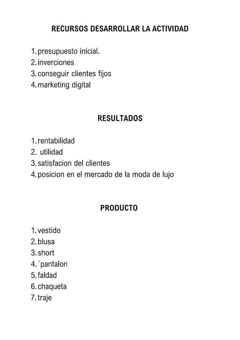PROPUESTA DE INVESTIGACIÓN FORMATIVA
ELABORACIÓN DE LA PROPUESTA DE INVESTIGACIÓN
TITULO DEL PROYECTO
moda de lujo sin estandares.
RESUMEN
e