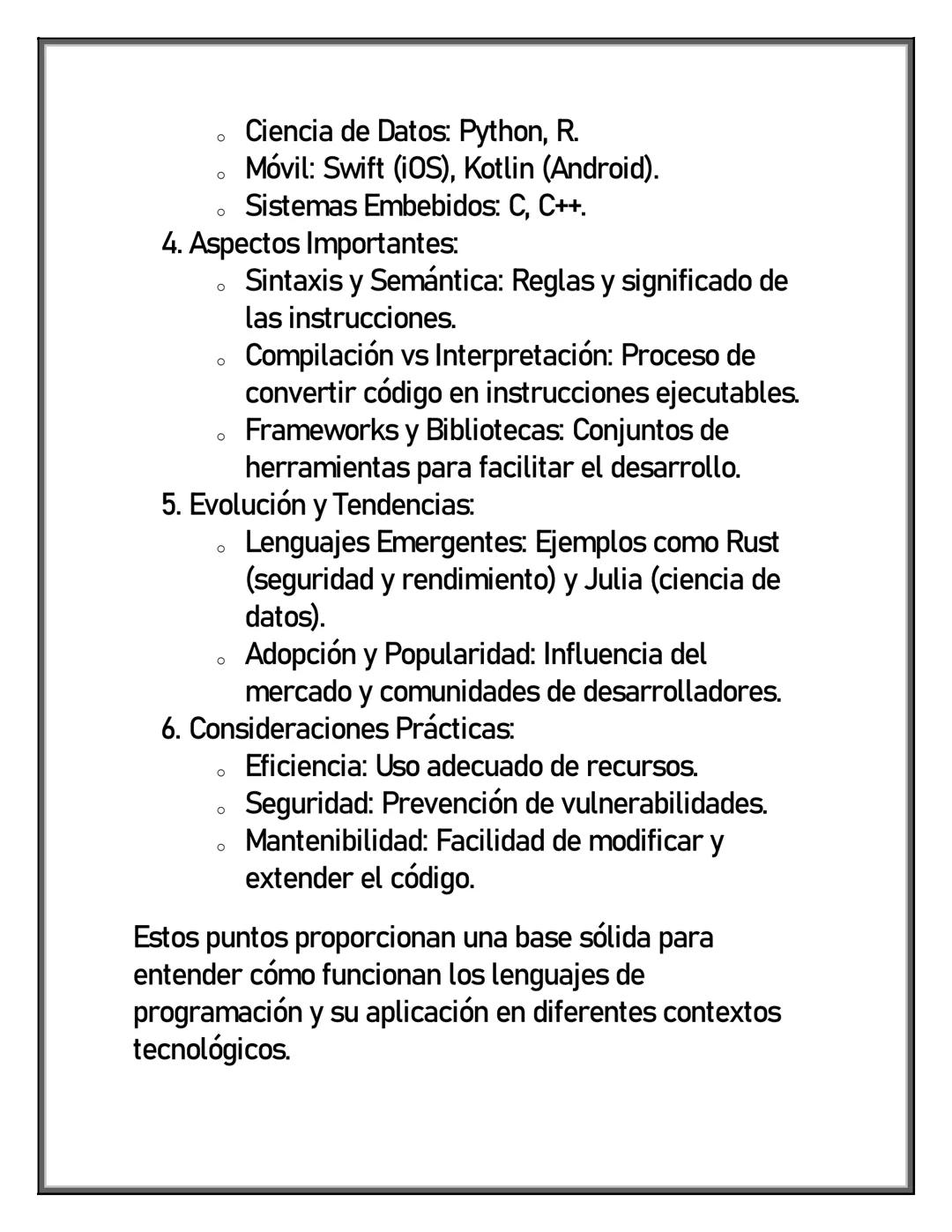 # LENGUAJES DE PROGRAMACIÓN

Los lenguajes de programación son herramientas que
permiten a los desarrolladores escribir instrucciones
para q