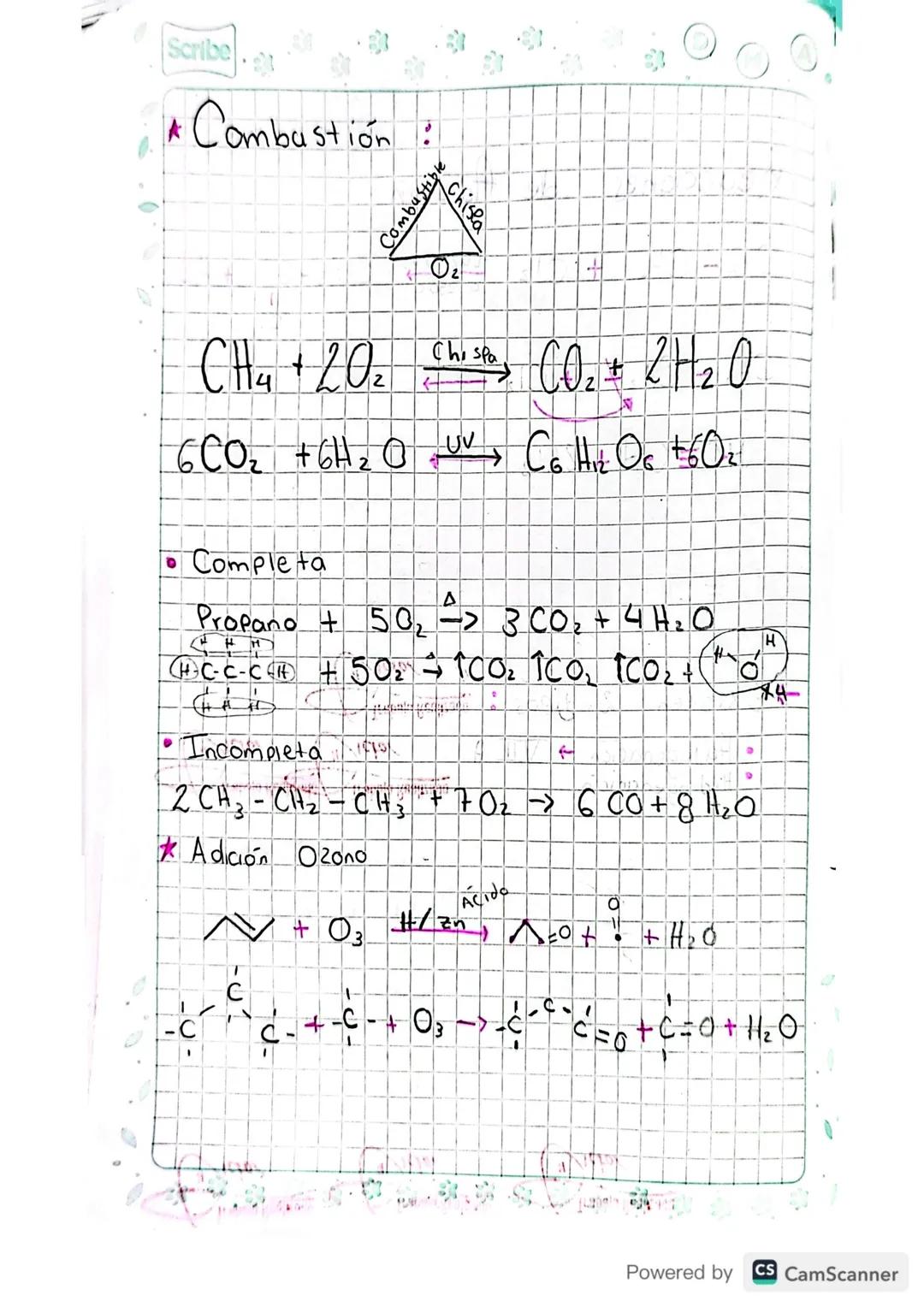 Reacciones Organica's
Se desarrollan a muy baja velocidad y en la mayo-
ría de cajos Solo Intervienen los grupos funcionales.
Por esto la mo