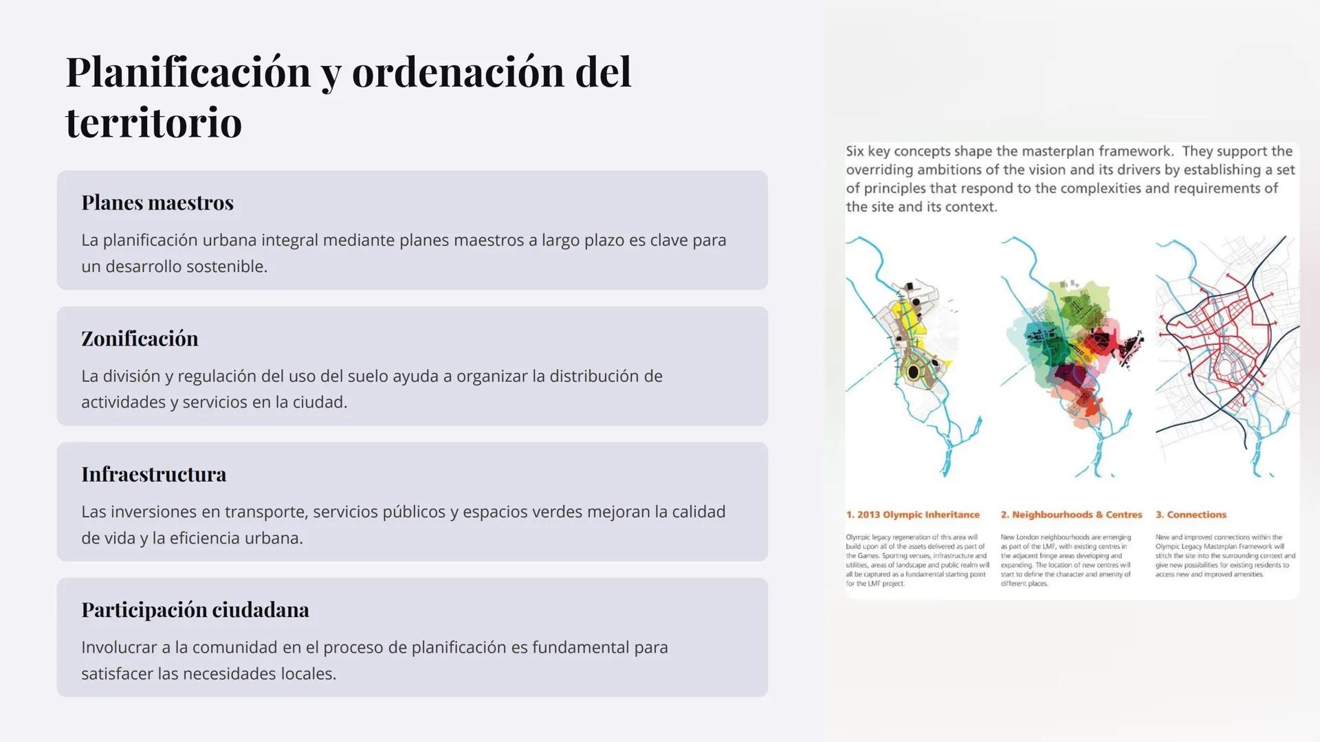 la geografía
urbana
La geografía urbana es el estudio de las ciudades, su
desarrollo, estructura y problemas. Examina cómo los factores
geog