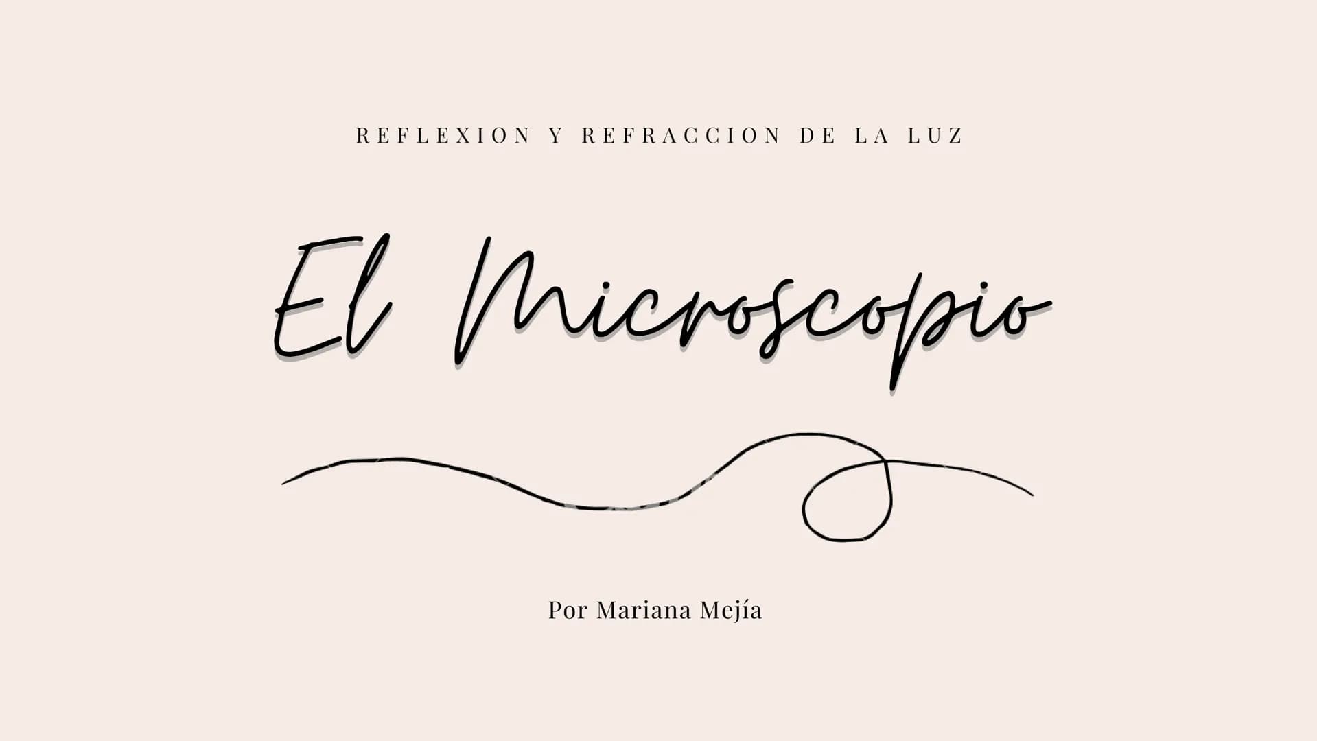 REFLEXION Y REFRACCION DE LA LUZ
Ее піспонсорів
Por Mariana Mejía 1/1/1
3 Que es el microscopio
Etimológicamente hablando la palabra microsc