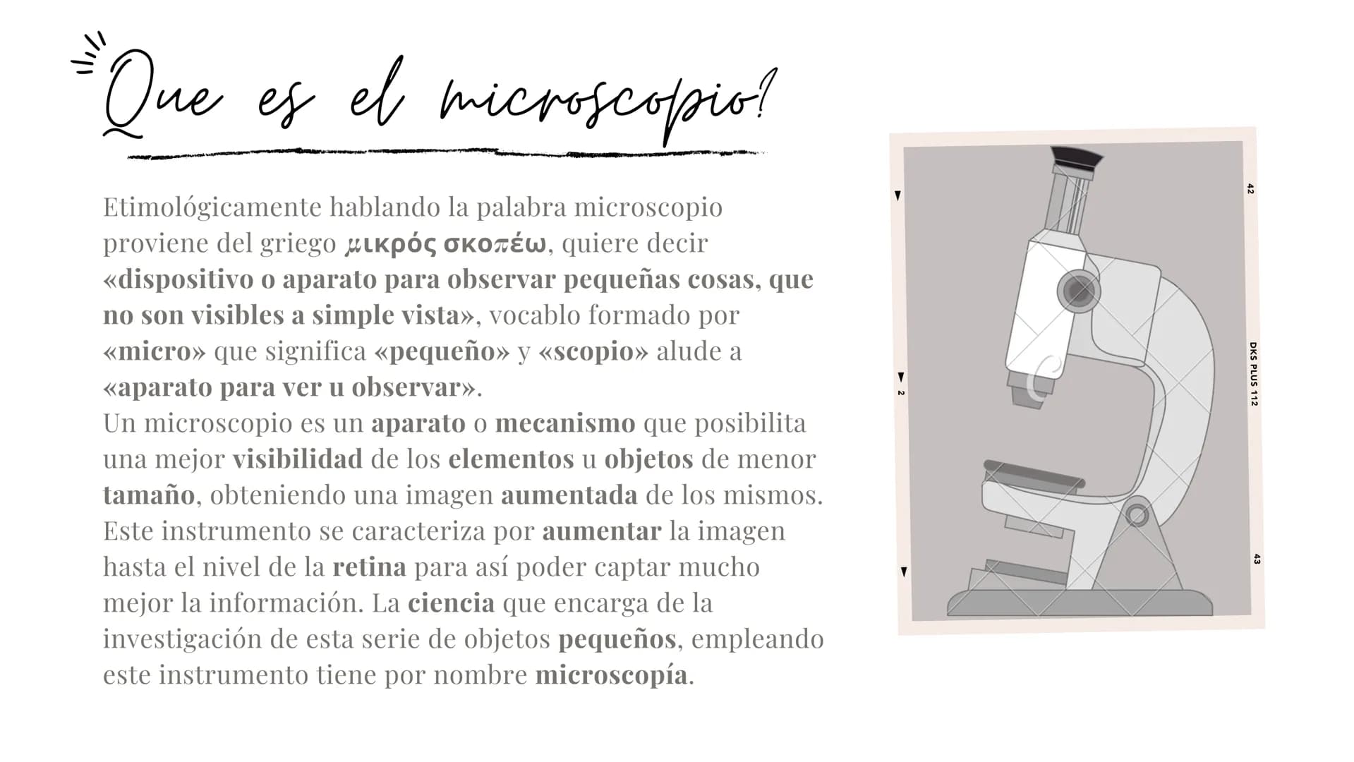REFLEXION Y REFRACCION DE LA LUZ
Ее піспонсорів
Por Mariana Mejía 1/1/1
3 Que es el microscopio
Etimológicamente hablando la palabra microsc