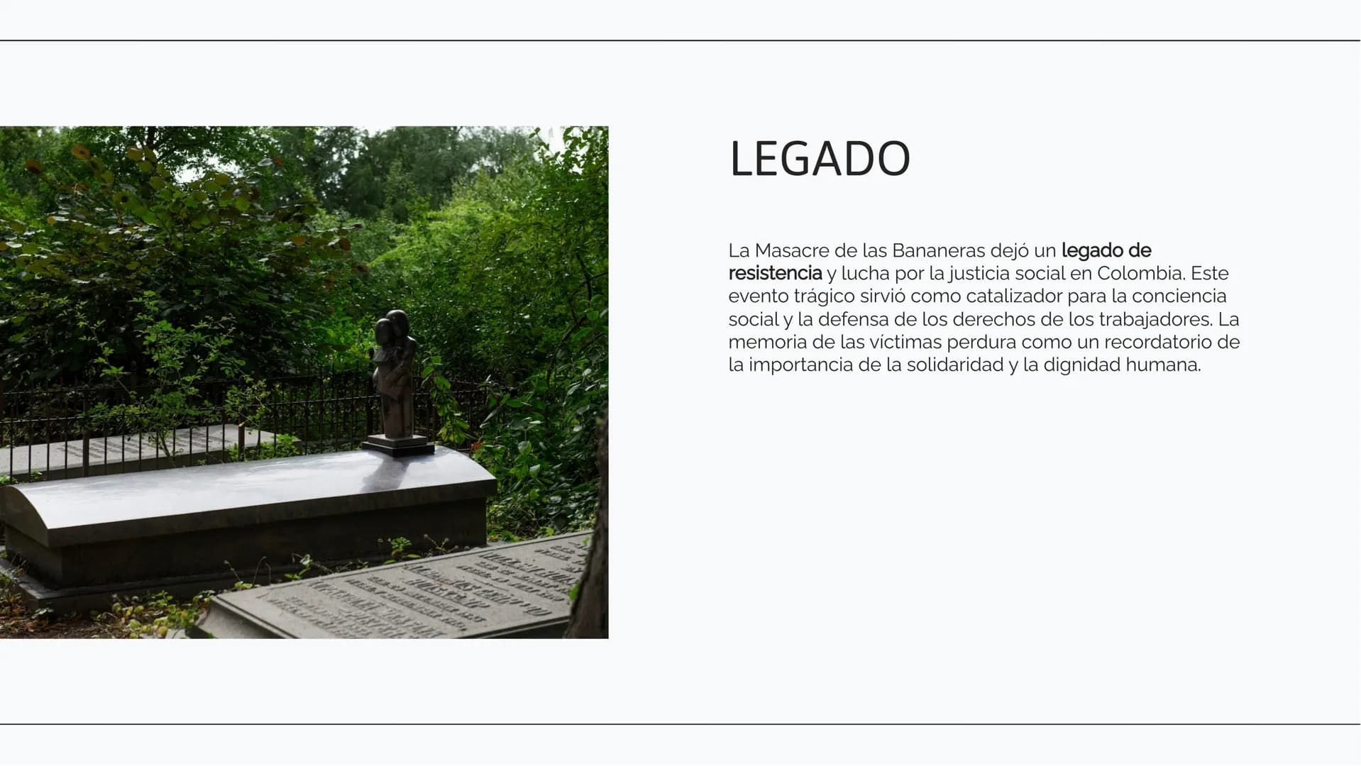 La Masacre de las
Bananeras: Un
Capítulo Oscuro en la
Historia de Colombia INTRODUCCIÓN
La Masacre de las Bananeras fue un suceso
trágico qu